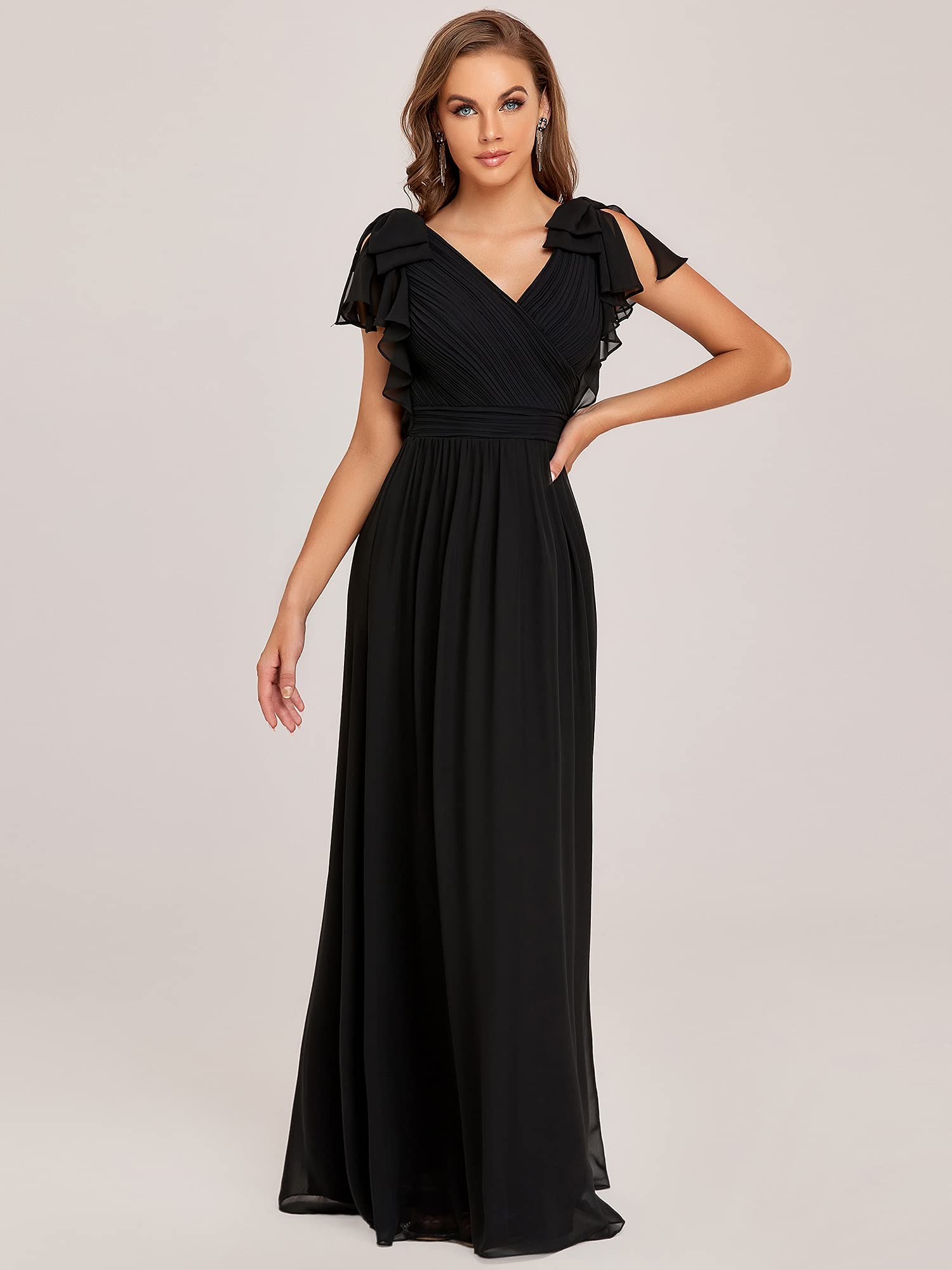 Ever-Pretty Women's A-Line Wedding Bridesmaid Dress Long Formal Gown 7709 - Elegant Evening Gowns for Weddings, Prom & Special Occasions