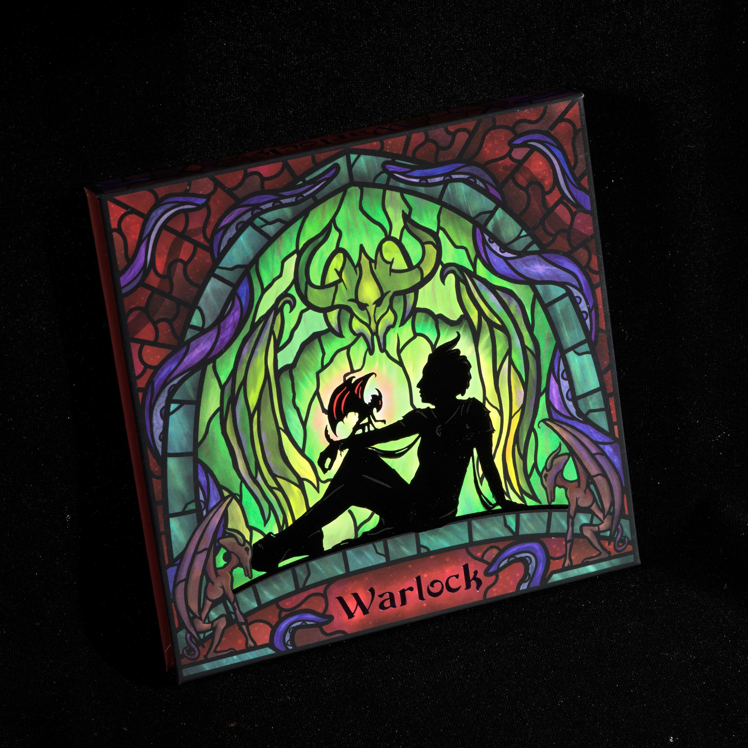 Warlock Eyeshadow Palette - 12 Highly Pigmented Matte & Shimmer Shades for Professional Makeup | Perfect for Halloween, Cosplay & Night Out Looks
