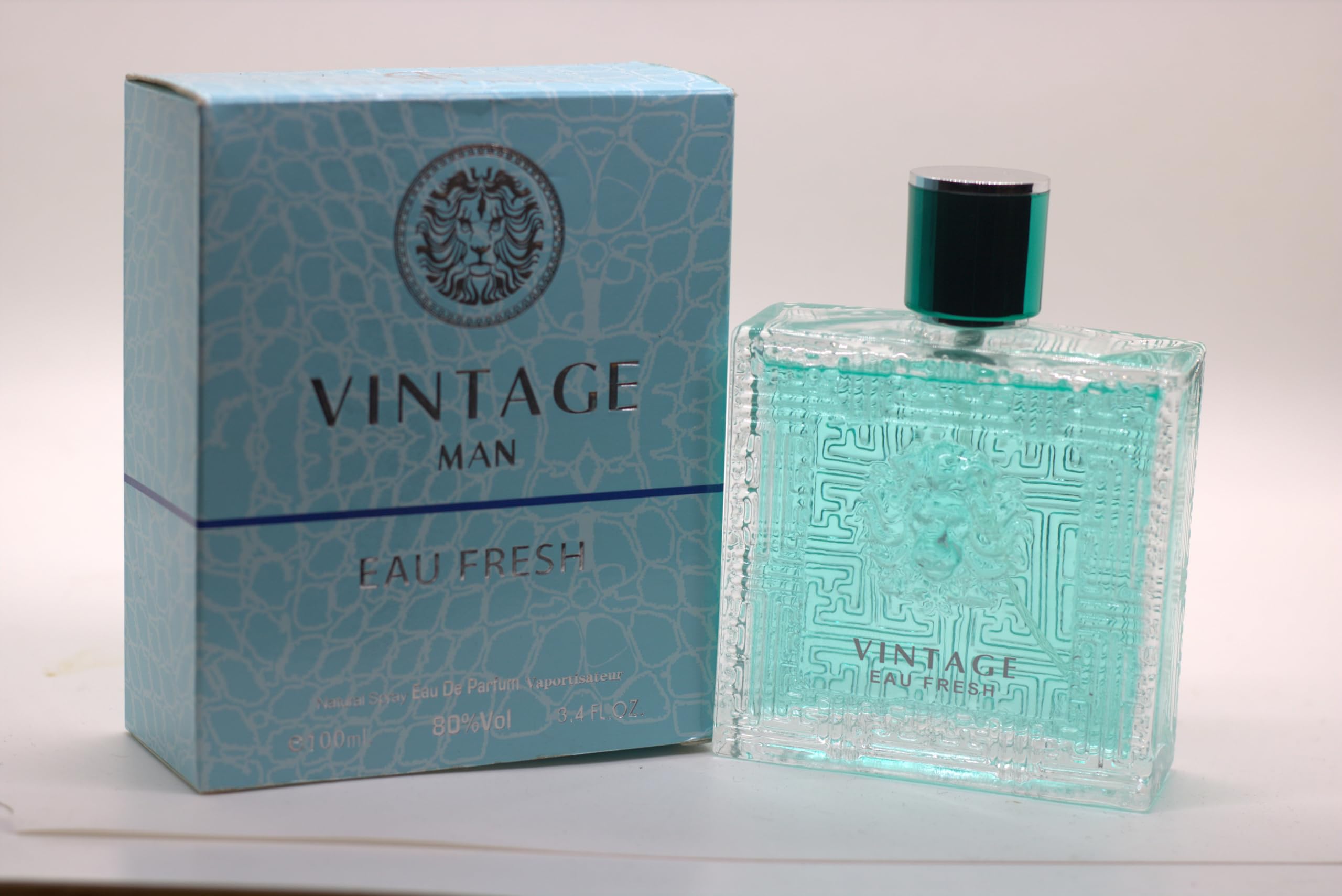 Premium Vintage Men's Cologne - Natural Eau De Parfum Spray (100ml) | Luxury Fragrance for Men | Perfect for Date Night, Office & Special Occasions