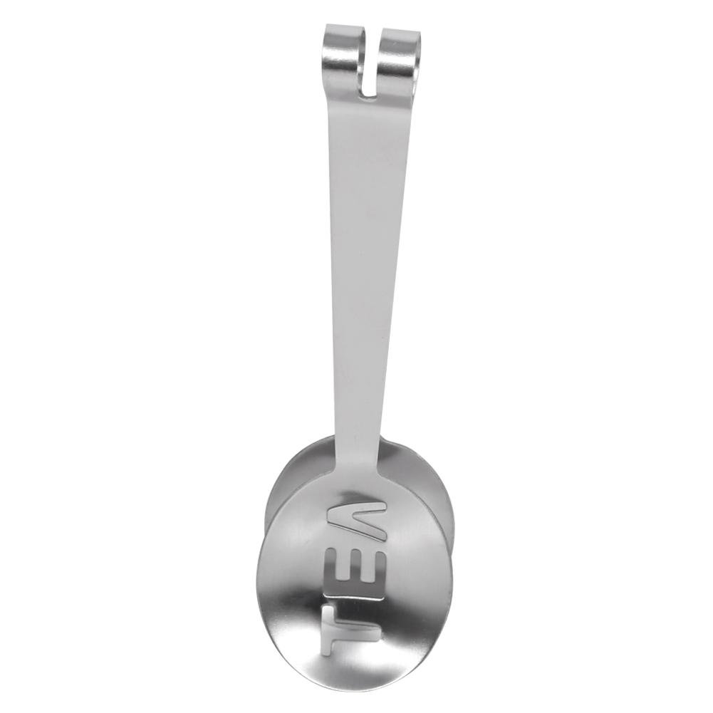 Stainless Steel Tea Bag Squeezer & Spoon - Rustproof Space-Saving Kitchen Tool for Tea & Coffee - Perfect for Brewing, Travel & Office Use