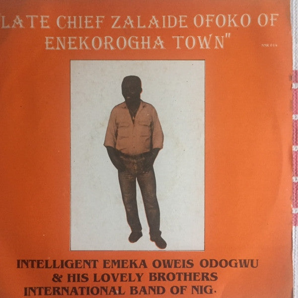 Intelligence Emeka Odogwu & His Lovely Brothers Band - Tamigbe LP - Tribute to Late Chief Zalaide Ofoko of Enekorogha Town - Vintage African Highlife Music - Perfect for World Music Collectors & Cultural Events
