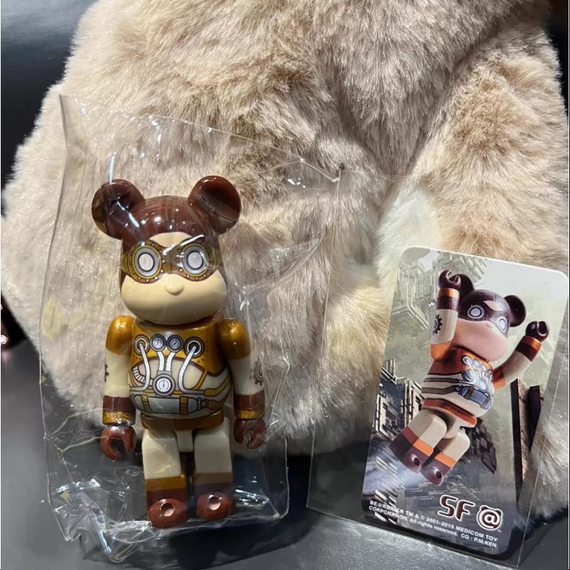 Bearbrick Series 30 SF Steampunk 100% Collectible Figure - Limited Edition Art Toy for Display & Gifts | Perfect for Anime Fans, Collectors & Home Decor