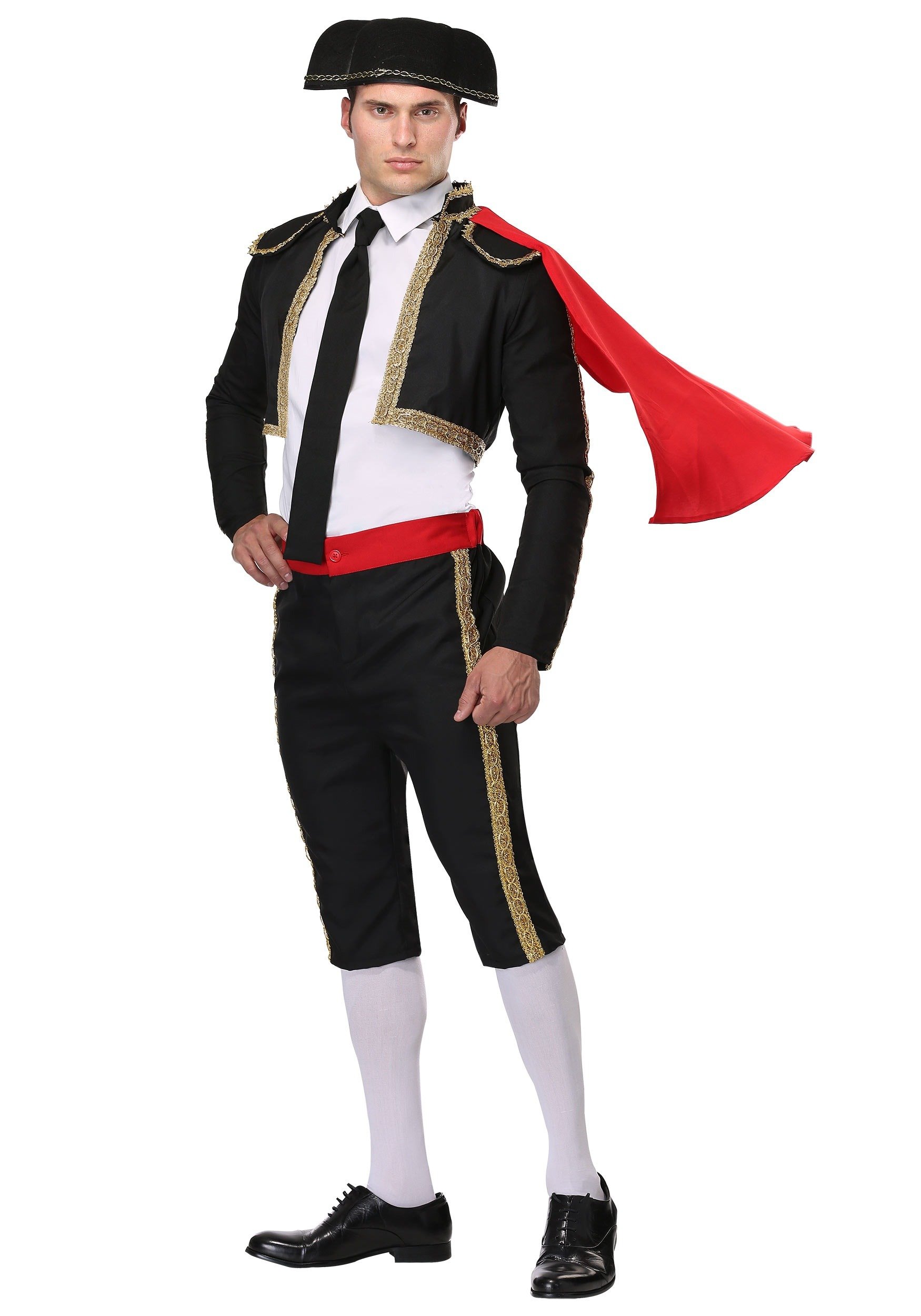 Authentic Spanish Matador Costume for Men - Adult Bullfighter Outfit with Jacket & Pants for Halloween, Cosplay, and Themed Parties