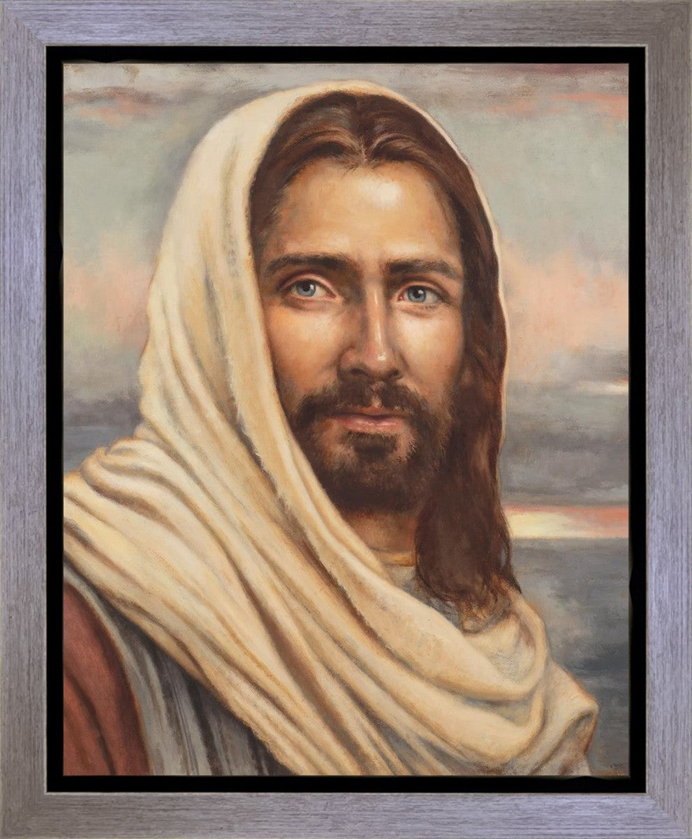 Blessed Savior Gallery Wrap Canvas - Religious Wall Art for Home & Church Decor - Perfect for Living Room, Bedroom & Worship Spaces