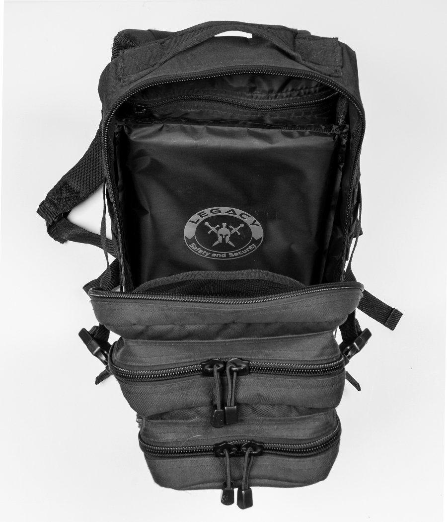 Tactical Assault Backpack with Level IIIA Armor Panel - Bulletproof Military Backpack for Outdoor Survival, Emergency Preparedness & Urban EDC