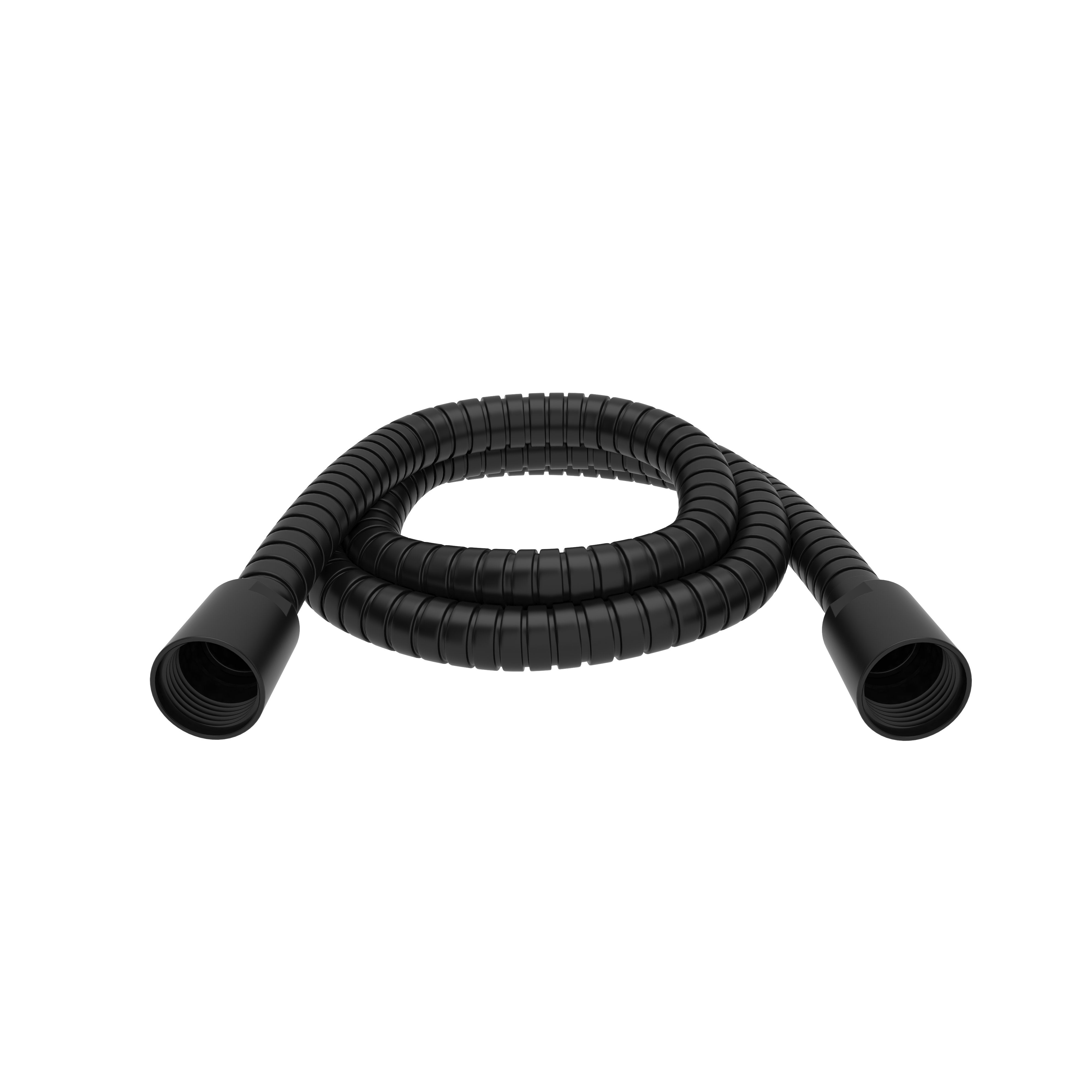 59-Inch Metal Shower Hose - Black (7259BK) by RIOBEL | Durable & Flexible Bathroom Upgrade for Spa-Like Experience