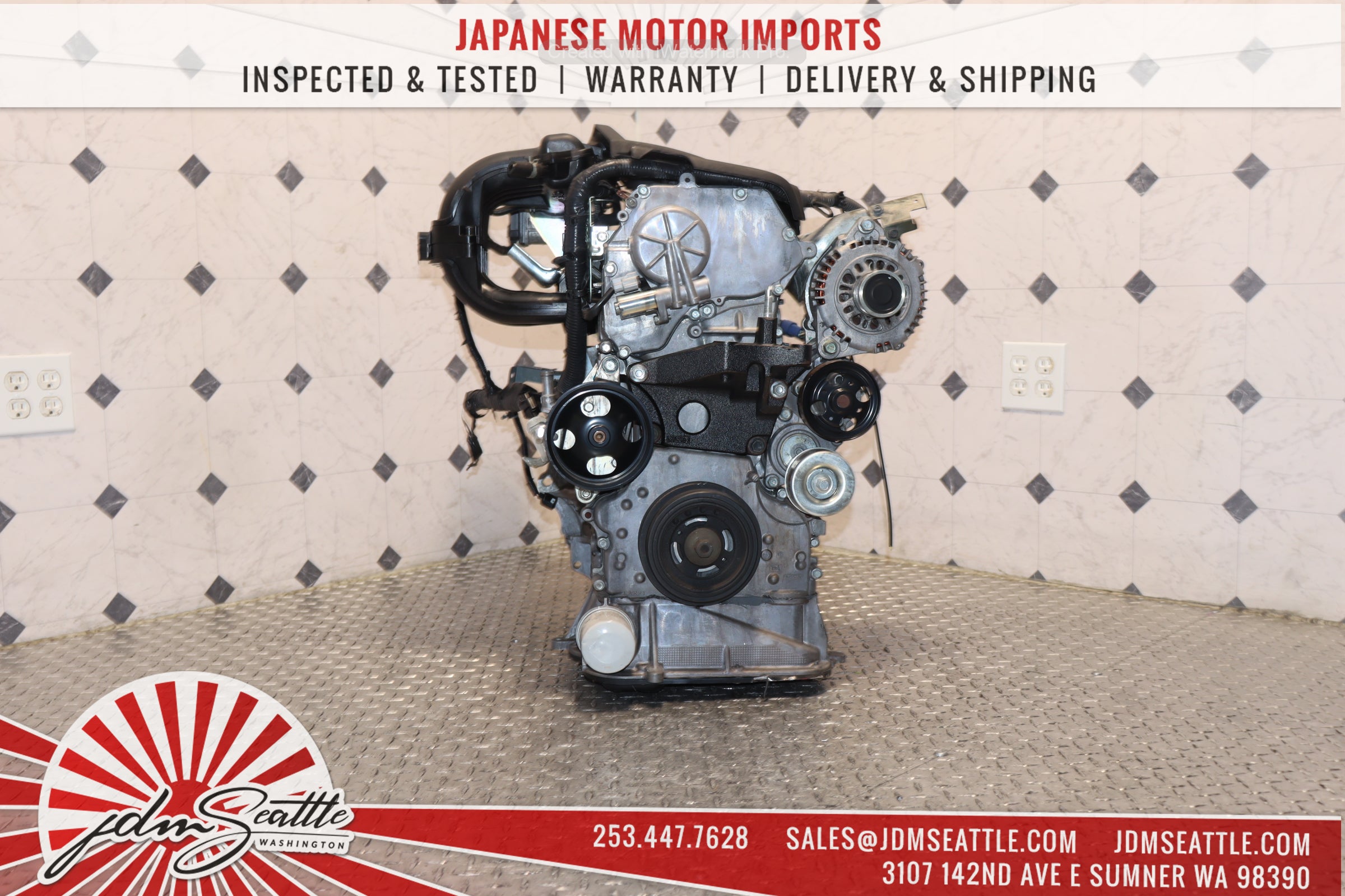 JDM QR25DE 2.5L DOHC Engine for 2002-2006 Nissan Altima & Sentra - High Performance Replacement Motor - Perfect for Engine Swap & Car Restoration Projects