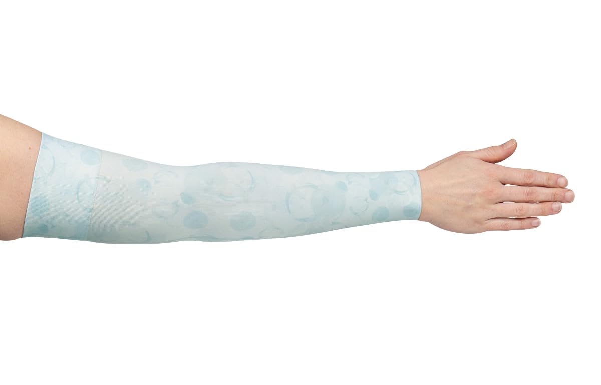 Bubbles Medical Graduated Compression Arm Sleeve for Lymphedema - Post-Surgery Recovery & Swelling Relief - Ideal for Athletes & Travelers