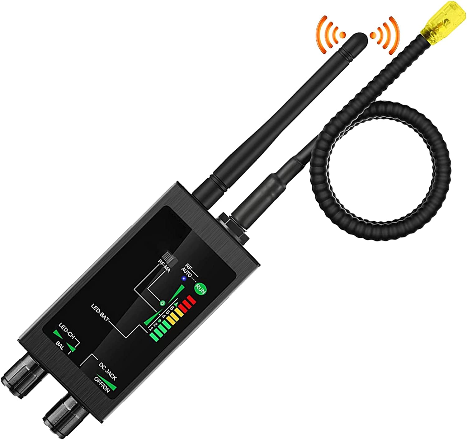 Hidden Camera & Bug Detector - Anti Spy RF Signal GPS Tracker Finder for Home & Travel Security
