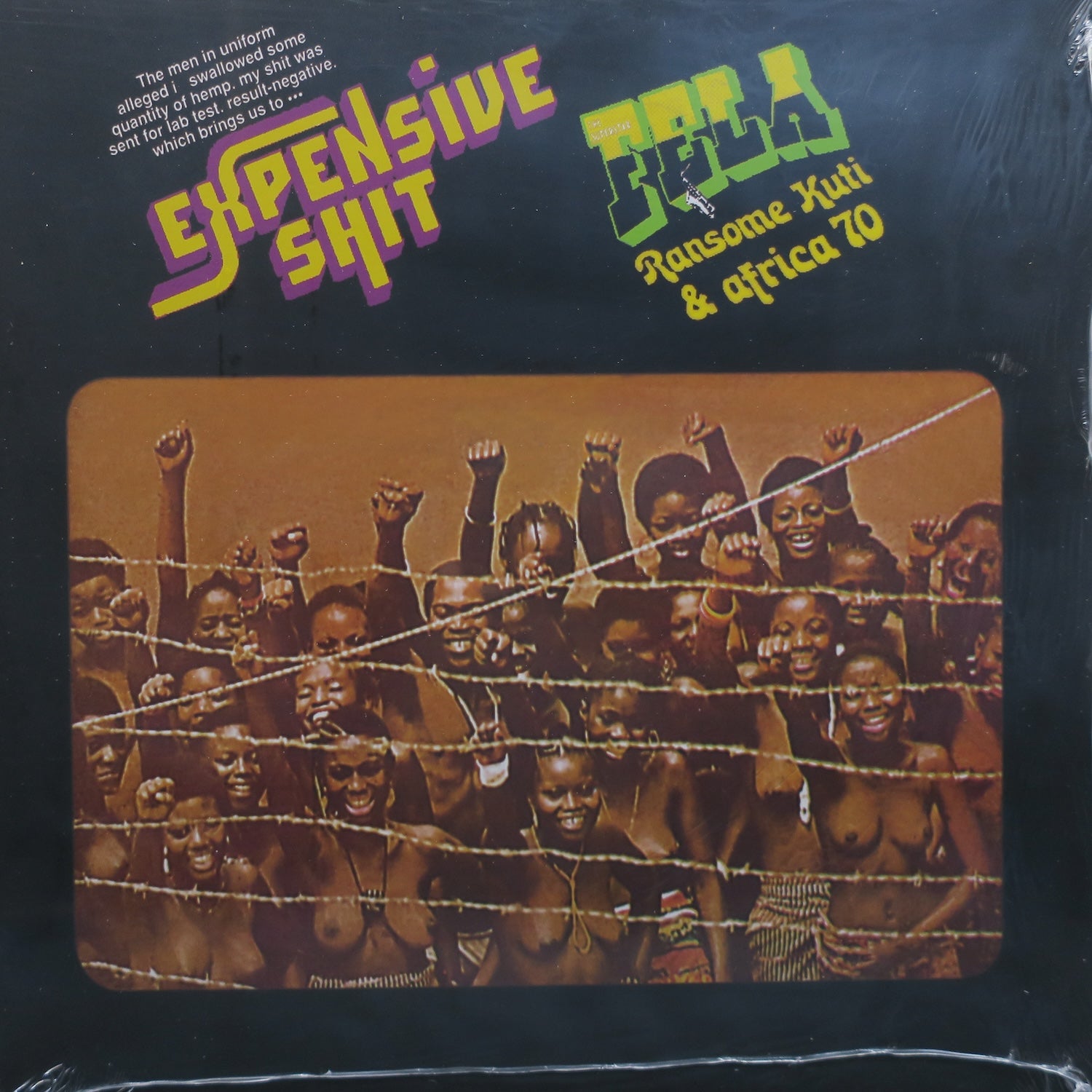FELA KUTI 'Expensive Shit' Vinyl LP Record - Afrobeat Funk Music Album - Perfect for Music Collectors & Vinyl Enthusiasts - Great for Home Listening & DJ Sets