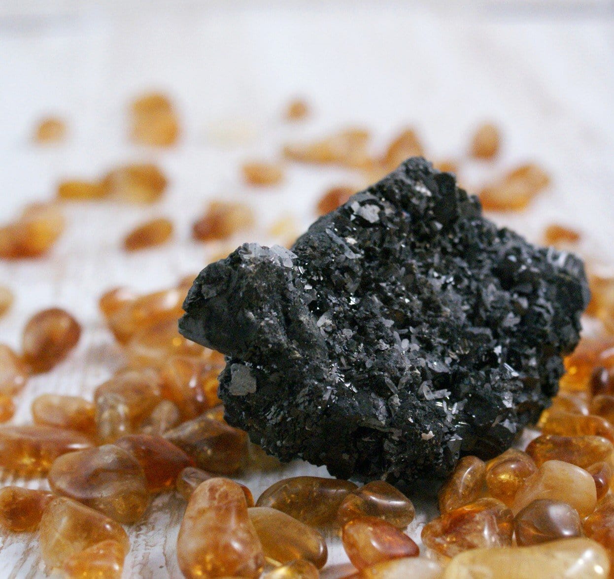 Authentic Bulgarian Galena and Quartz Crystal Specimen - Natural Mineral Collection for Healing, Meditation & Home Decor