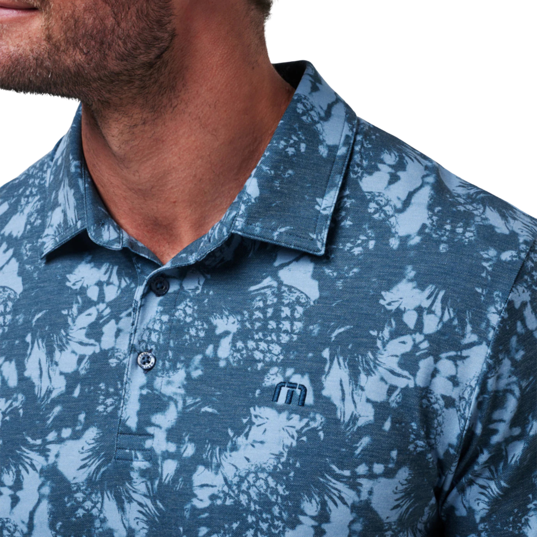 TravisMathew Featherweight Please Men's Performance Polo Shirt - Lightweight & Breathable for Golf, Tennis & Casual Wear