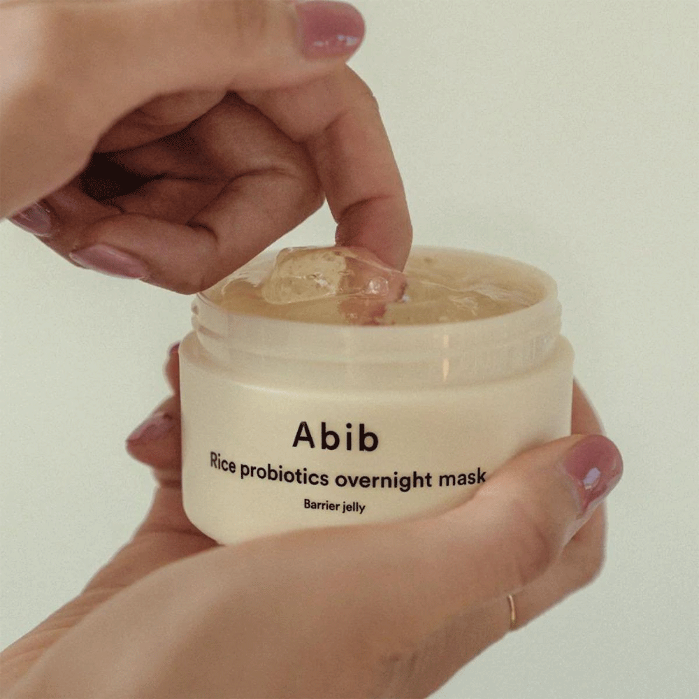 Abib Rice Probiotics Overnight Mask Barrier Jelly 80ml - Hydrating Korean Skincare for Dry Skin, Night Repair Treatment - Perfect for Overnight Moisturizing & Skin Barrier Protection