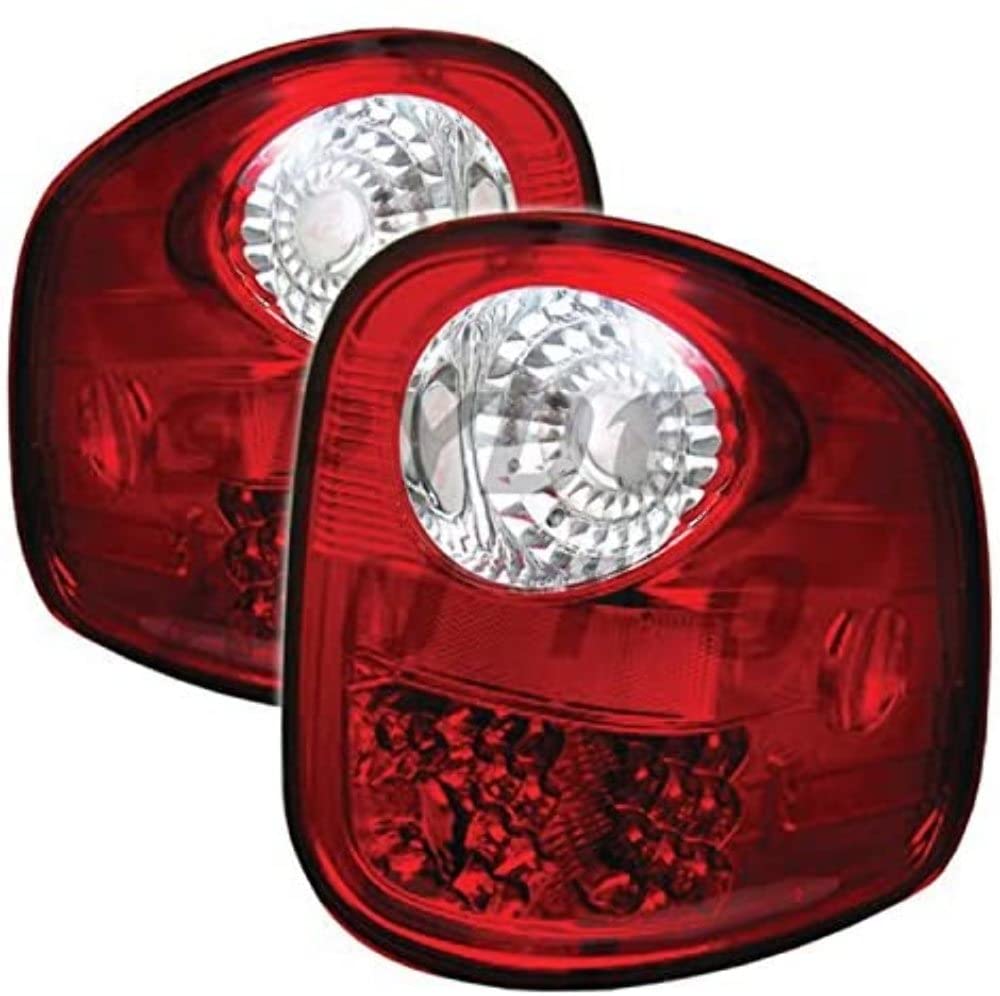 Spyder Auto 5003423 LED Tail Lights Red/Clear - High-Performance Brake Lights for Trucks & SUVs
