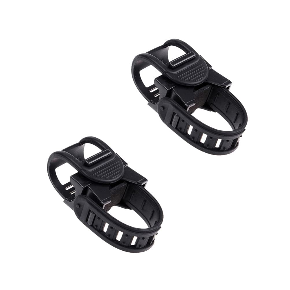 Universal Bike Flashlight Holder - 360° Adjustable Rotational Mount for Mountain Bikes (2-Pack) | Perfect for Night Cycling, Commuting & Outdoor Adventures