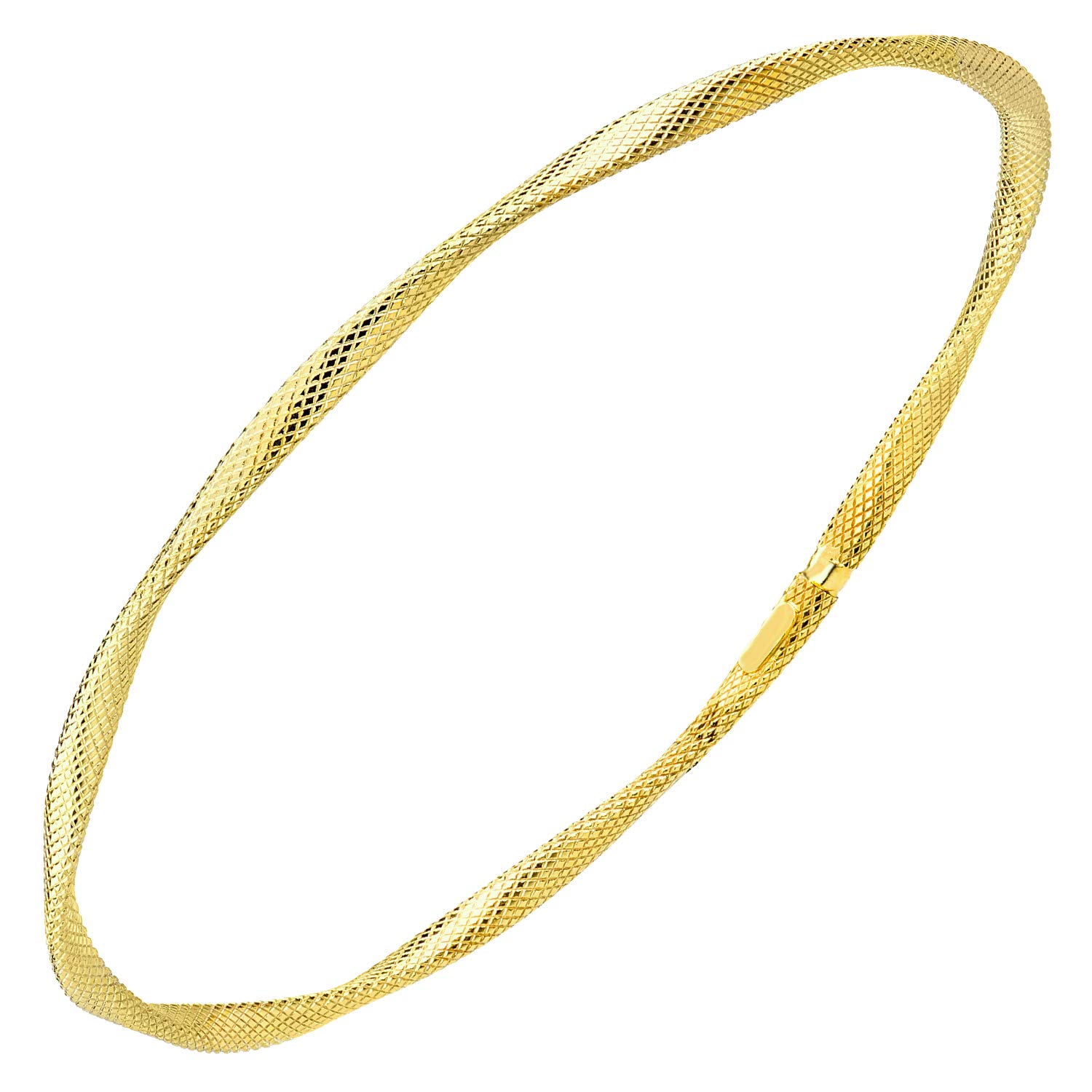 Citerna Women's 7cm Gold Bangle Bracelet - Elegant Fashion Jewelry for Parties, Weddings & Daily Wear RIB1801Y