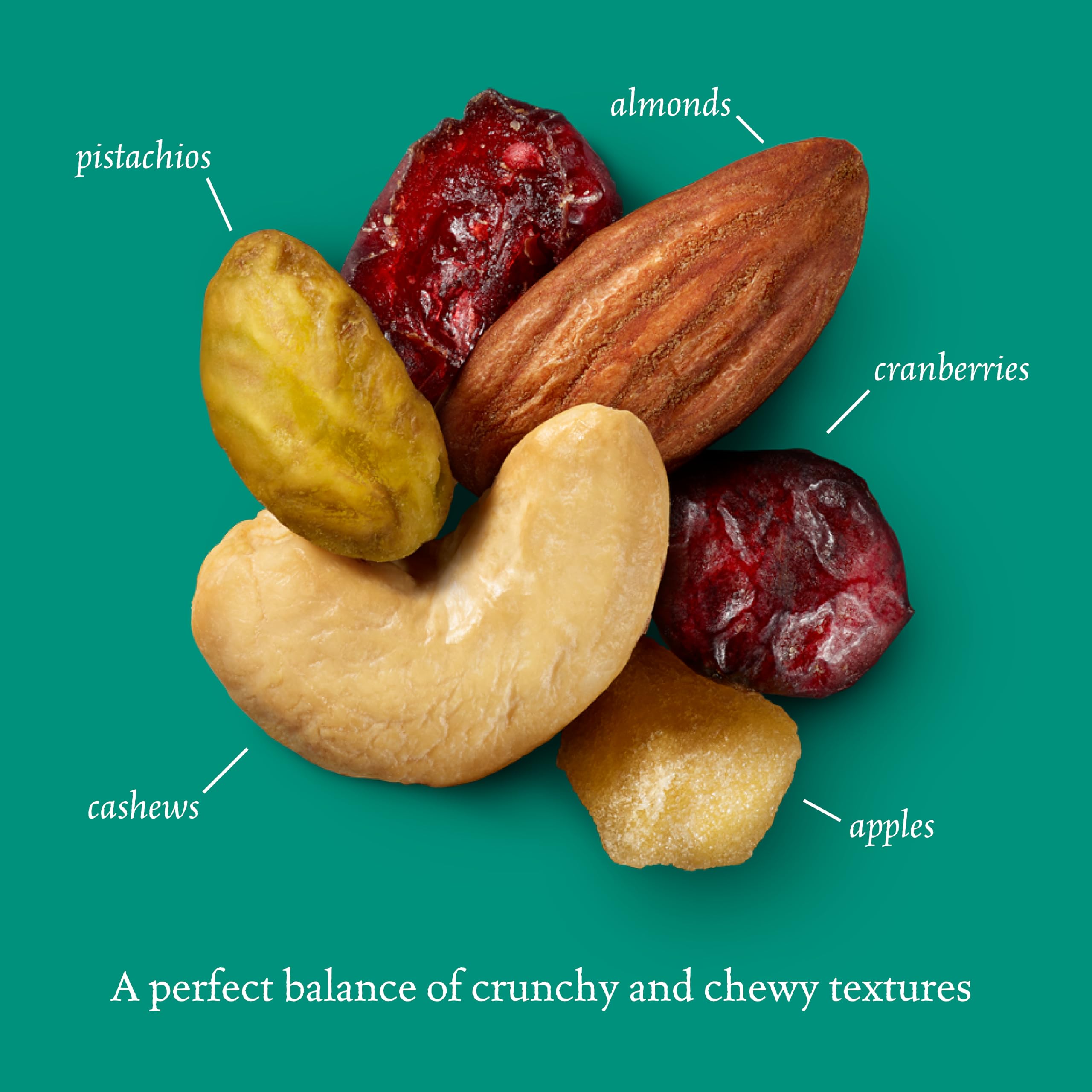 Sahale Snacks Classic Fruit and Nut Trail Mix - 1.5 Oz Grab & Go Bags (18 Packs) | Dry-Roasted Deluxe Mixed Nuts with Apples & Cranberries | Non-GMO, Kosher, Gluten-Free Snacks | Perfect for Hiking, Camping & Healthy On-the-Go Snacking