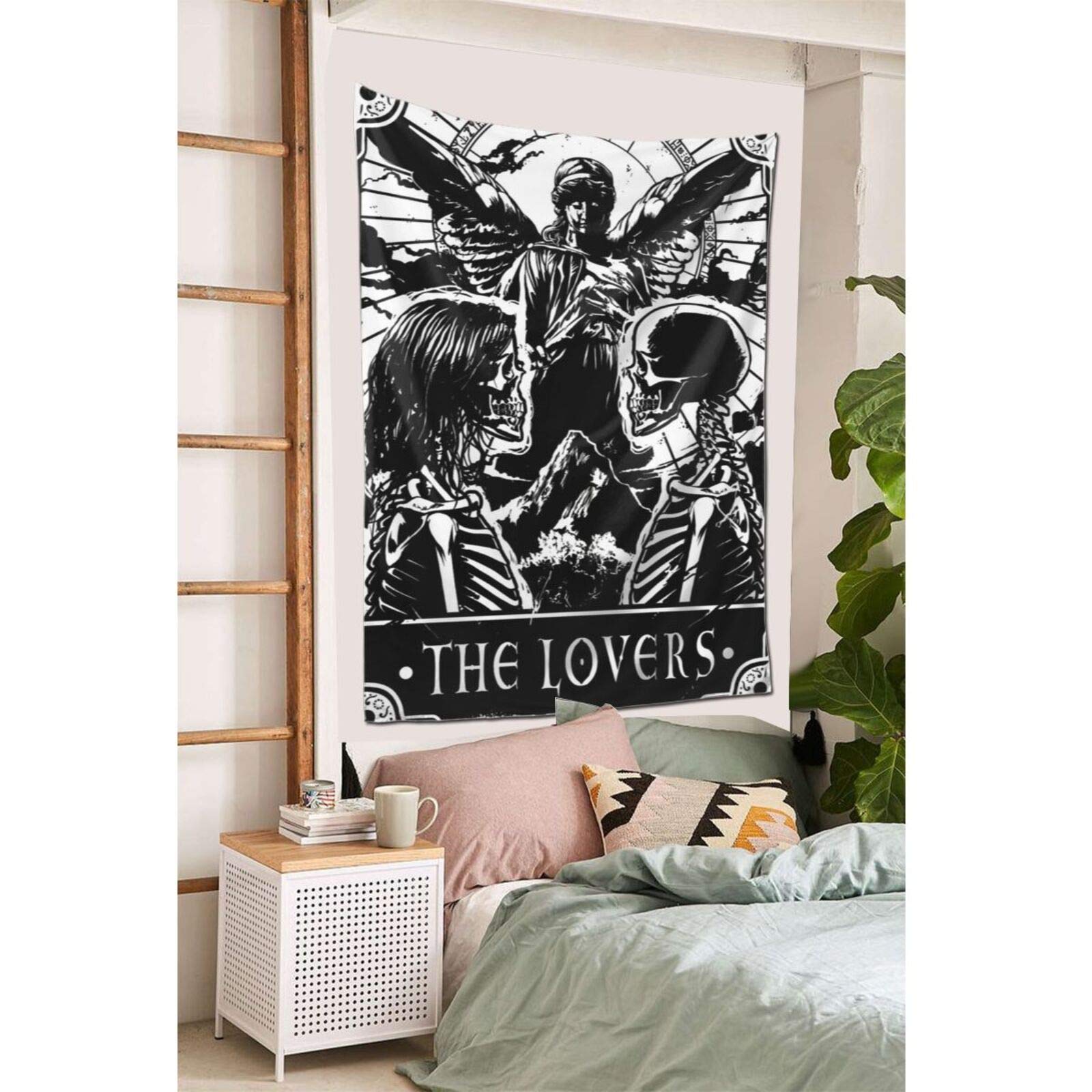 Premium Tarot Cards Tapestry Wall Hanging - 60x40 Inch Mystical Boho Decor for Bedroom, Dorm, Yoga Studio & Meditation Space - Perfect for Spiritual Decor, Aesthetic Room Design & Witchy Vibes