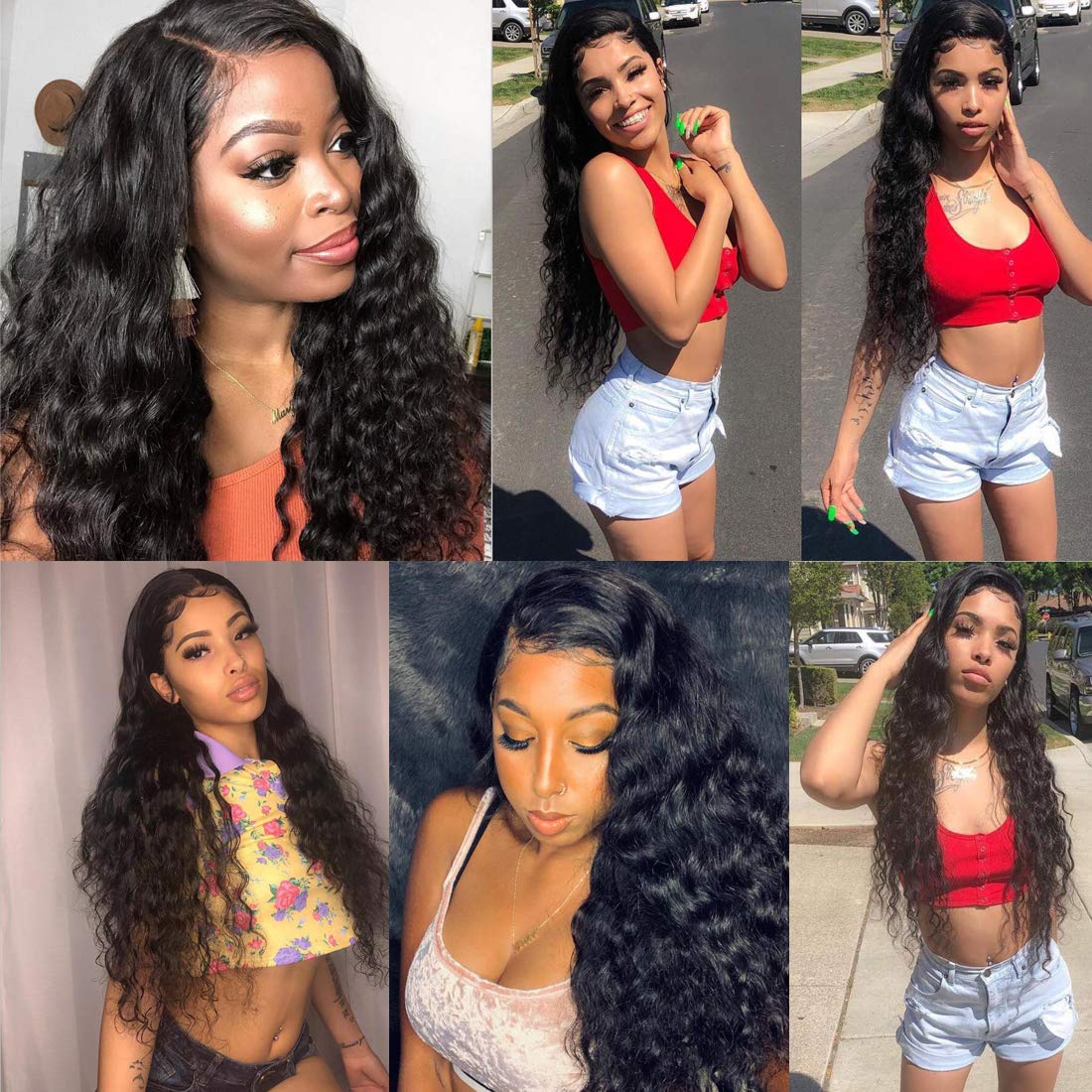 Beauty Forever Hair 8A Grade 100% Unprocessed Malaysian Virgin Hair - 3 Bundles Deep Wave Remy Human Hair Extensions (20 22 24 Inch) Natural Black Color, Bleach & Dye Friendly | Perfect for Daily Wear, Styling, Weddings & Special Occasions