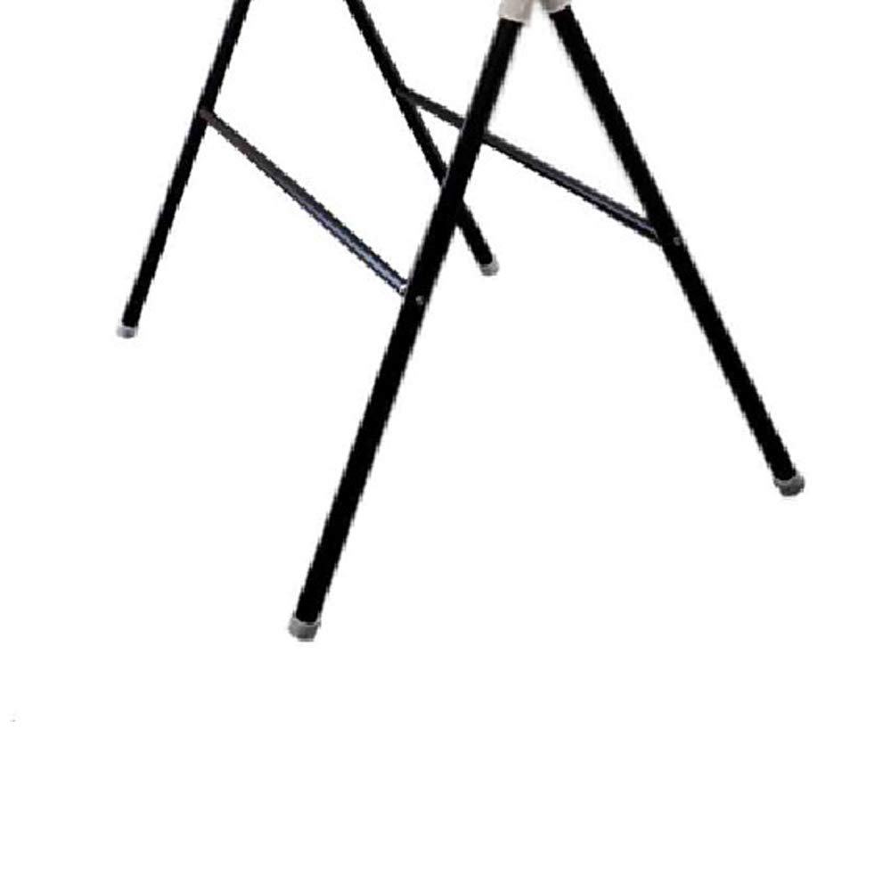 Benjara Folding Laundry Rack - Space Saving Clothes Drying Rack with Plastic & Metal Frame - Black - Perfect for Apartments, Dorms, and Small Spaces