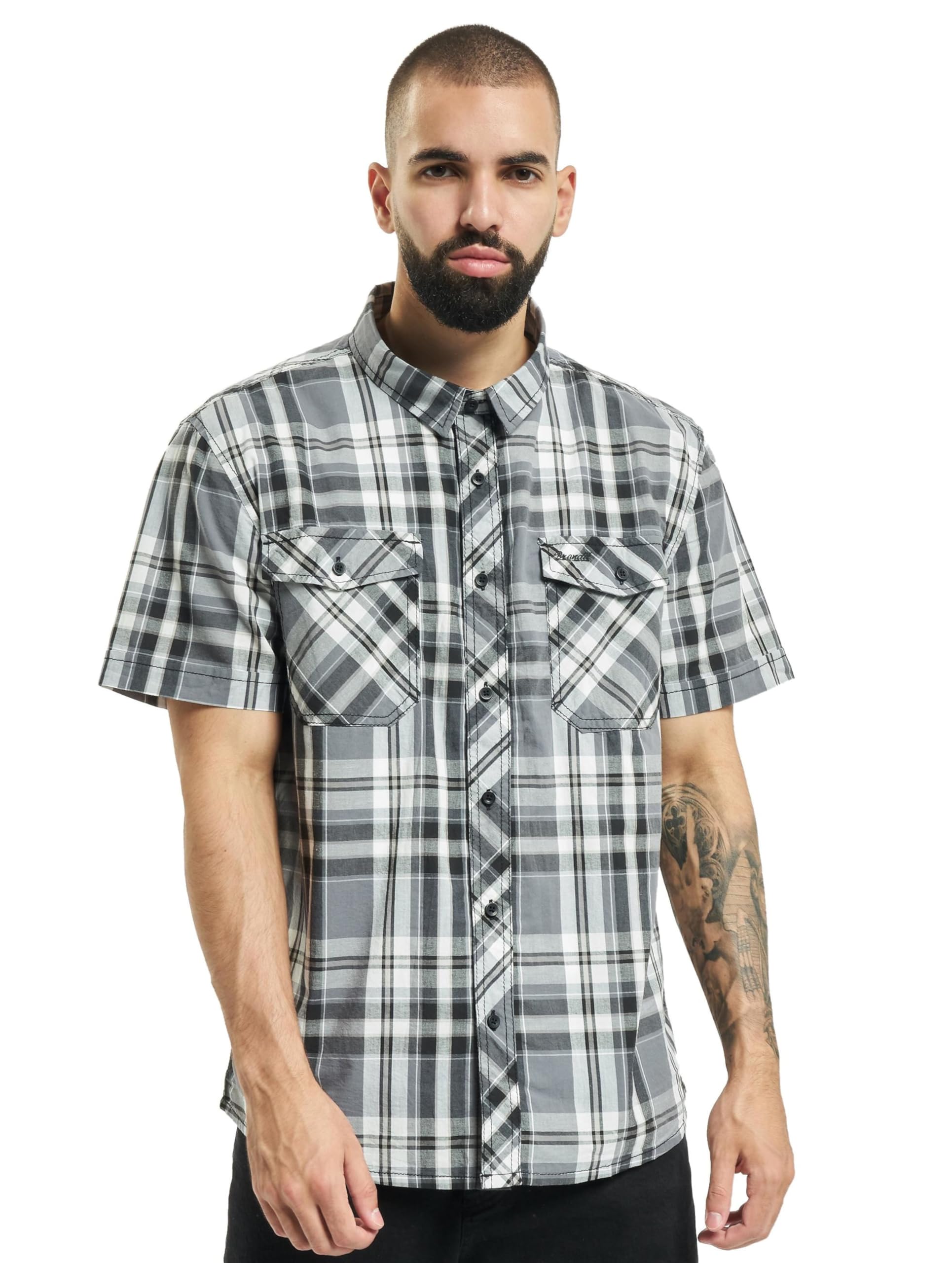 Men's Roadstar Casual Button-Down Shirt in Black - Perfect for Office, Travel & Outdoor Activities