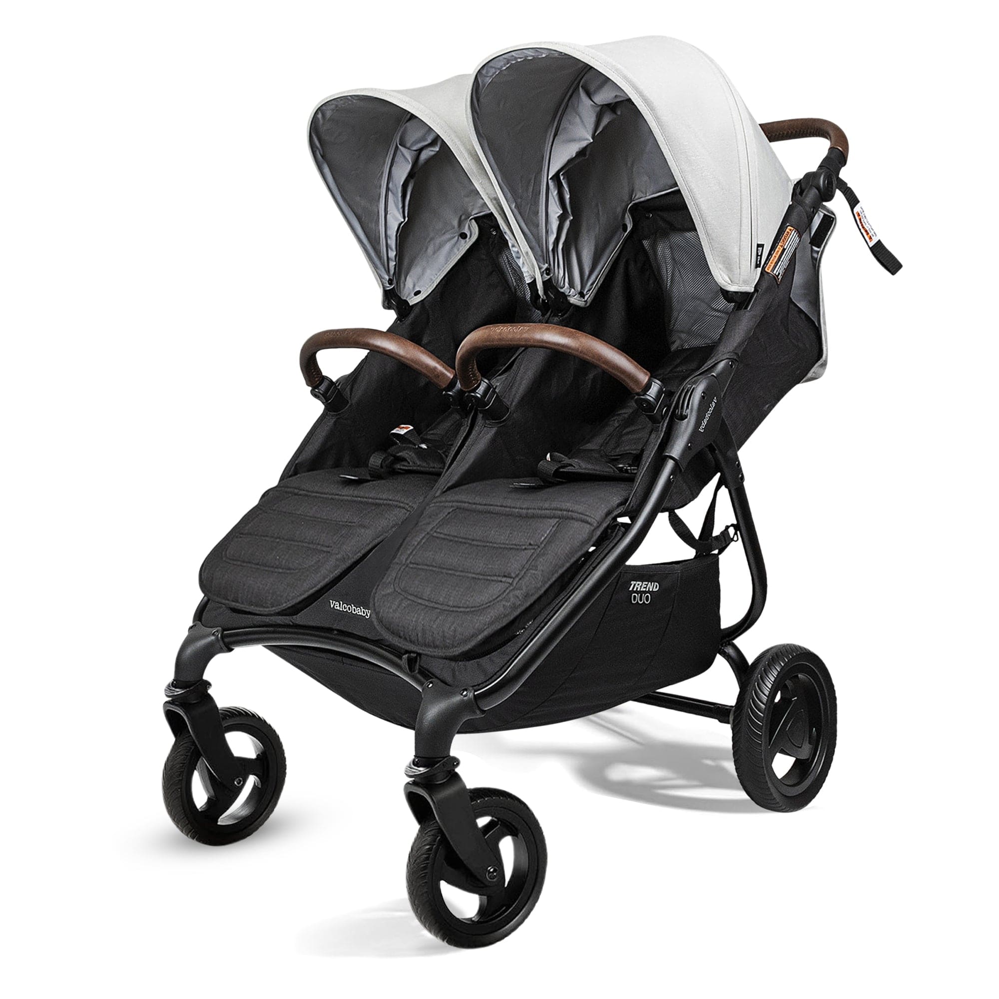 Valco Baby Duo Trend Double Stroller - Lightweight Compact Side by Side Stroller for Twins & Toddlers | Perfect for Shopping, Travel & Outdoor Adventures