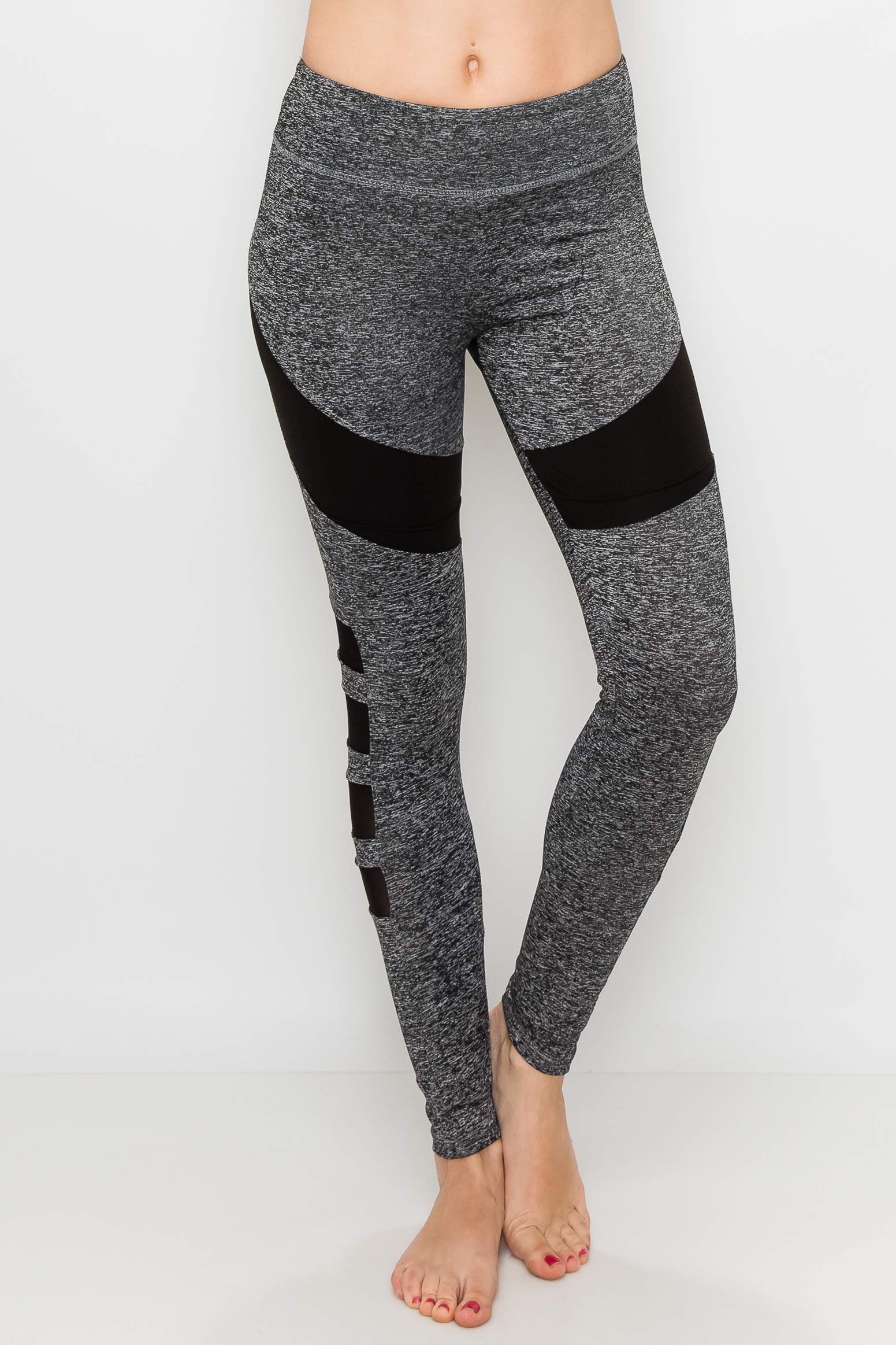 ALWAYS High Waisted Yoga Pants for Women - Breathable Mesh Stretchy Workout Leggings | Perfect for Yoga, Gym & Running | Comfortable Activewear for Fitness & Daily Wear