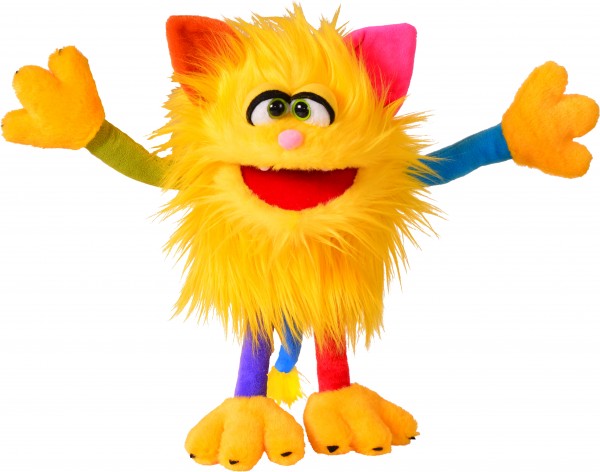 Brighteyes Colorful Hand Puppet 35cm - Soft Plush Animal Puppet for Kids, Interactive Storytelling Toy, Perfect for Classroom, Playtime & Puppet Shows (Code 208)