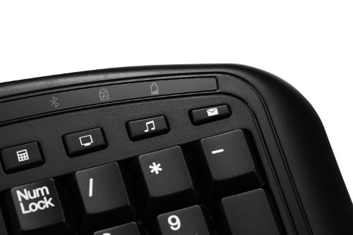 Adesso Tru-Form 1500 Wireless Ergonomic Keyboard and Laser Mouse Combo - Compatible with Windows 8/7/Vista/XP/2000 (WKB-1500GB) - Perfect for Office Work, Gaming & Home Computing