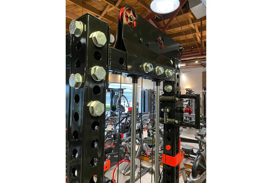 Warrior 2.0 Cable Crossover Pulley System - Power Rack Gym Equipment for Home & Commercial Use - Strength Training Machine for Full Body Workouts - Perfect for Weight Lifting, CrossFit & Functional Fitness