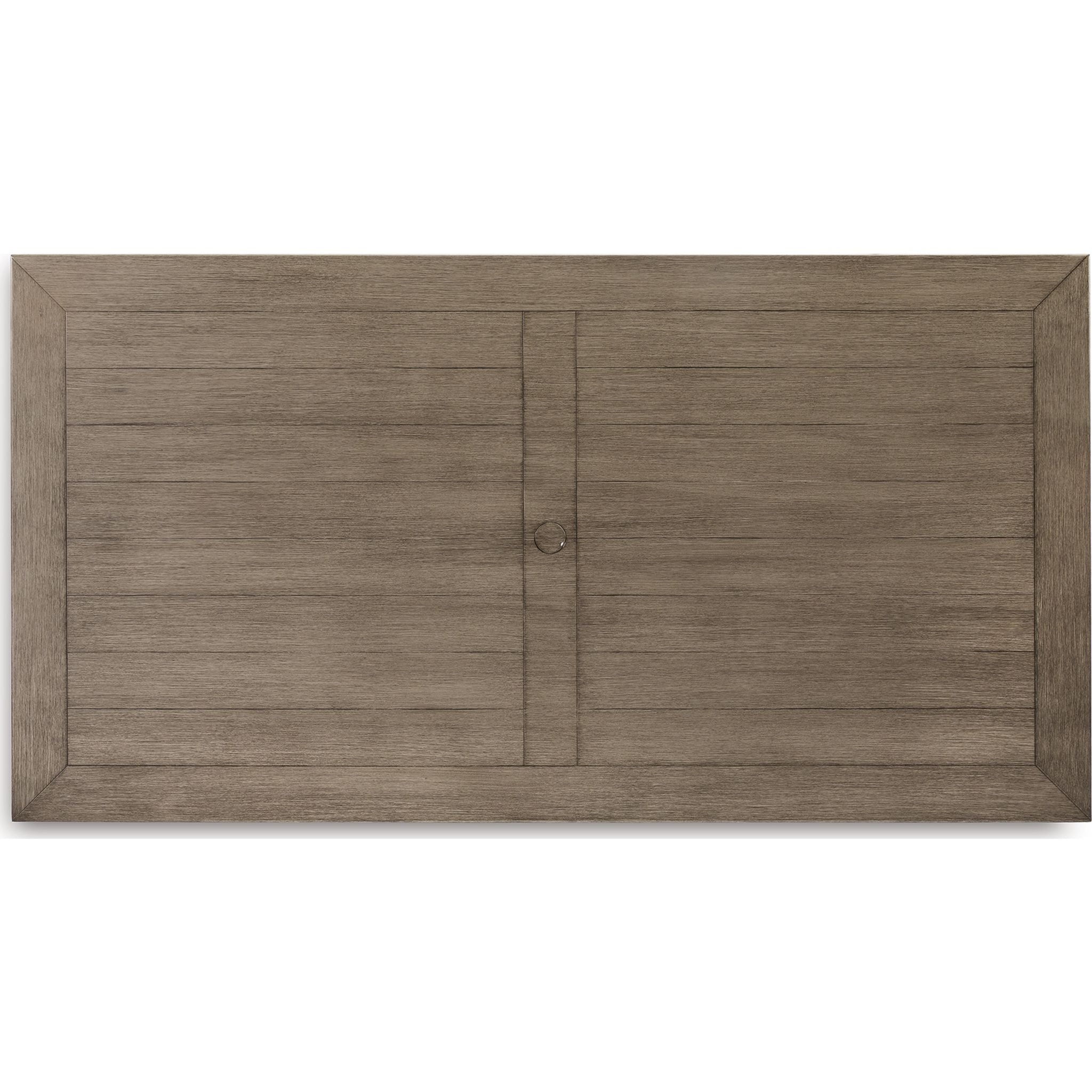 Beige Outdoor Rectangle Dining Table for Beachfront & Patio - Waterproof & Durable for Coastal Living