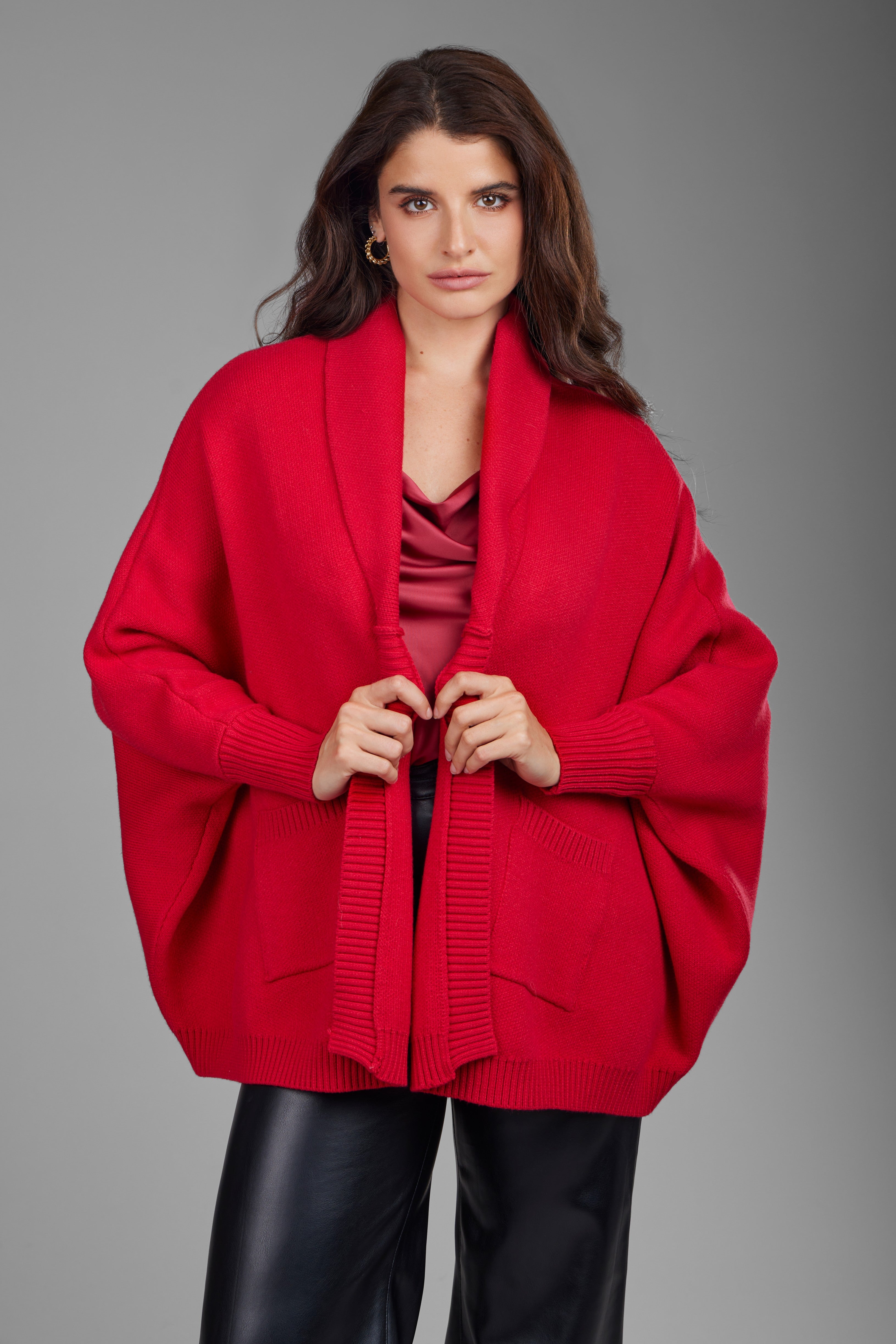 Open Front Oversized Cardigan Sweater for Women - Cozy Long Chunky Knit Wrap Cardigan - Perfect for Fall, Winter & Layering Outfits