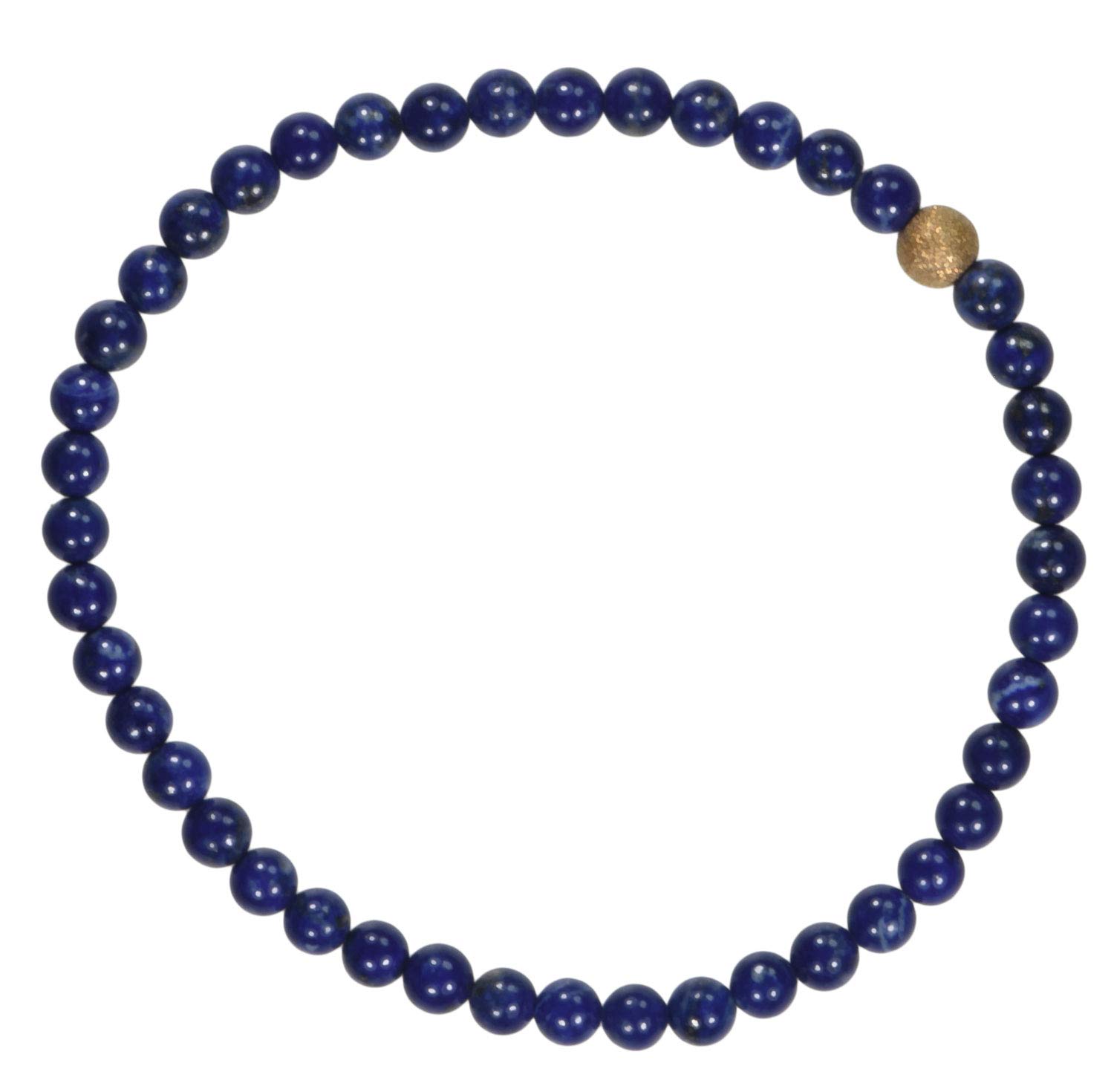 uGems Stretch Bracelets for Women - Genuine Gemstone Beaded Elastic Bracelets for Yoga, Meditation & Boho Fashion