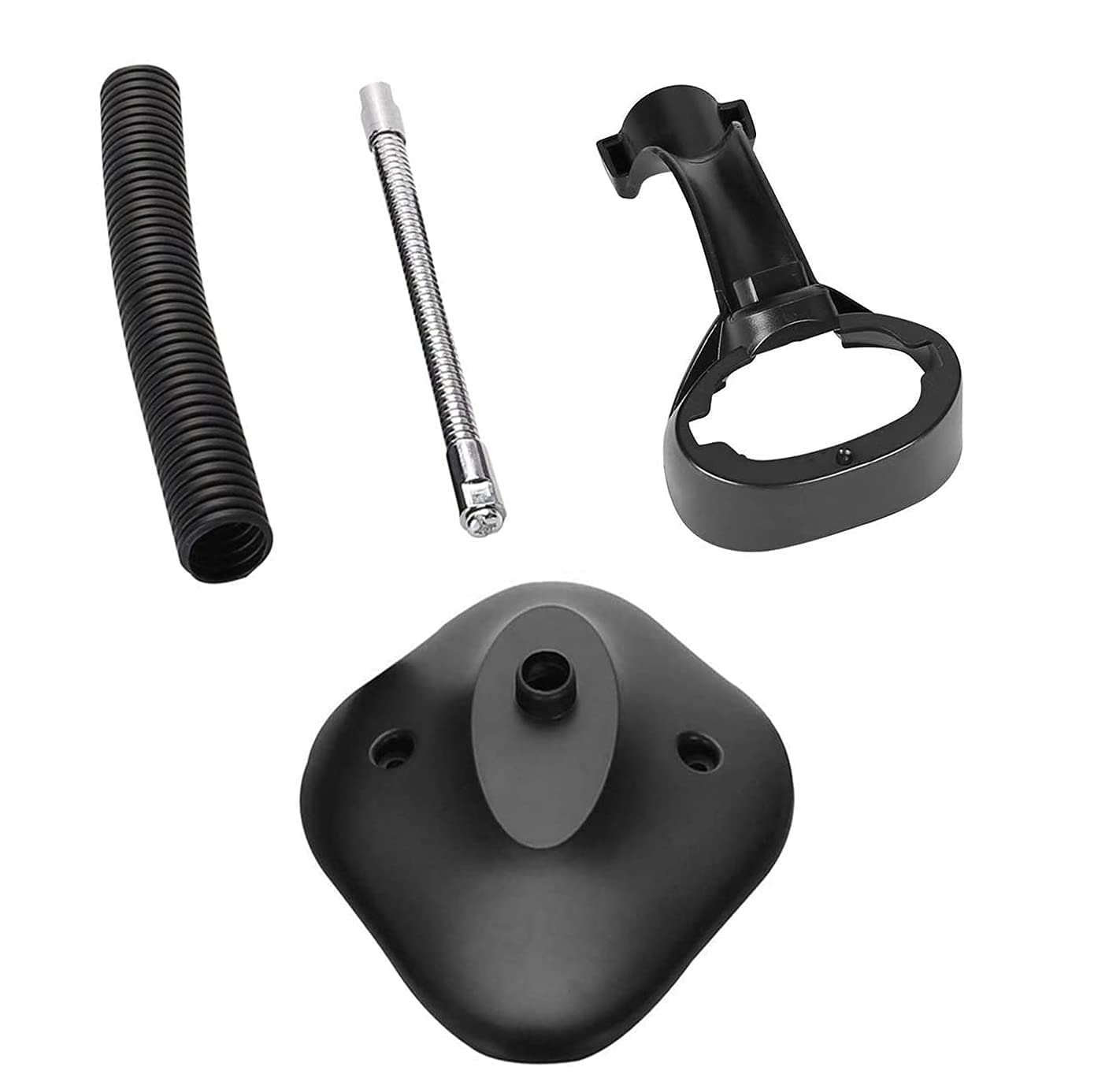 Adjustable Goose Neck Barcode Scanner Stand - Hands-Free Desk Mount Holder for Retail, Warehouse & Office Use