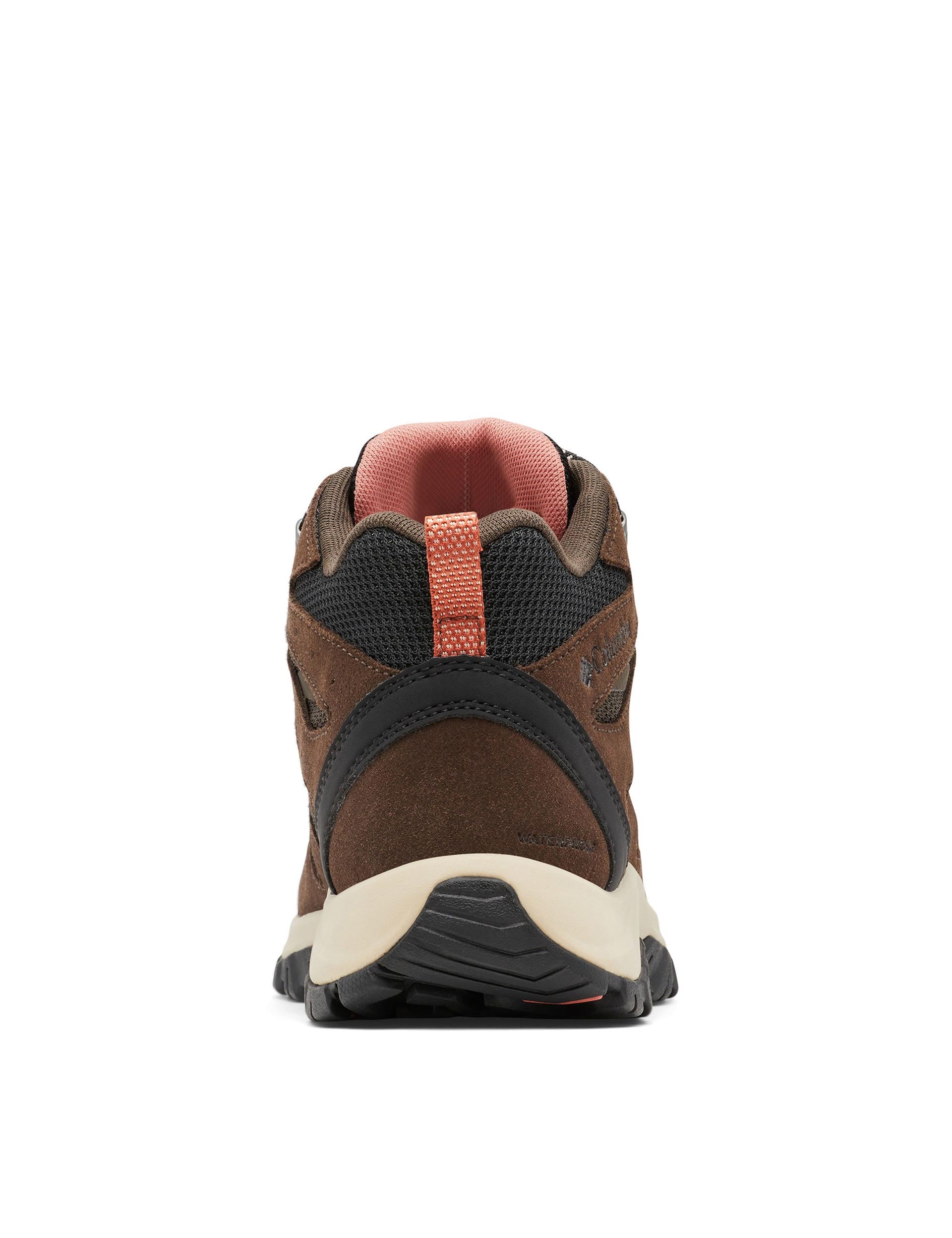 Redmond III Mid Waterproof Hiking Boots for Men & Women - Comfortable Outdoor Walking Shoes - Cordovan/Dark Coral - Perfect for Hiking, Camping & Trail Adventures