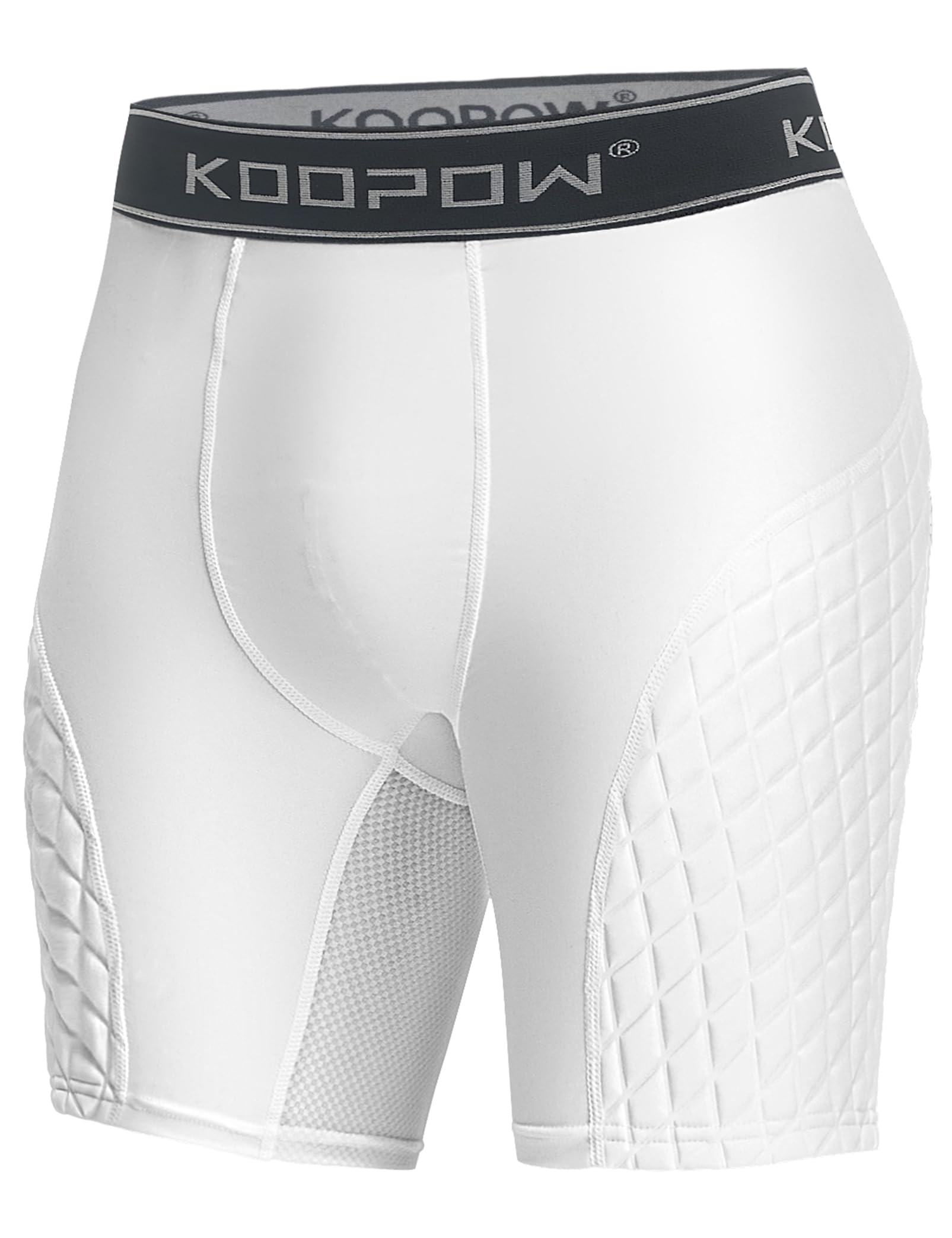 KOOPOW Men's Padded Sliding Shorts with Protective Pads - Baseball, Football, Lacrosse & Hockey Slider Shorts for Adults - Perfect for Training, Games & Sports Protection