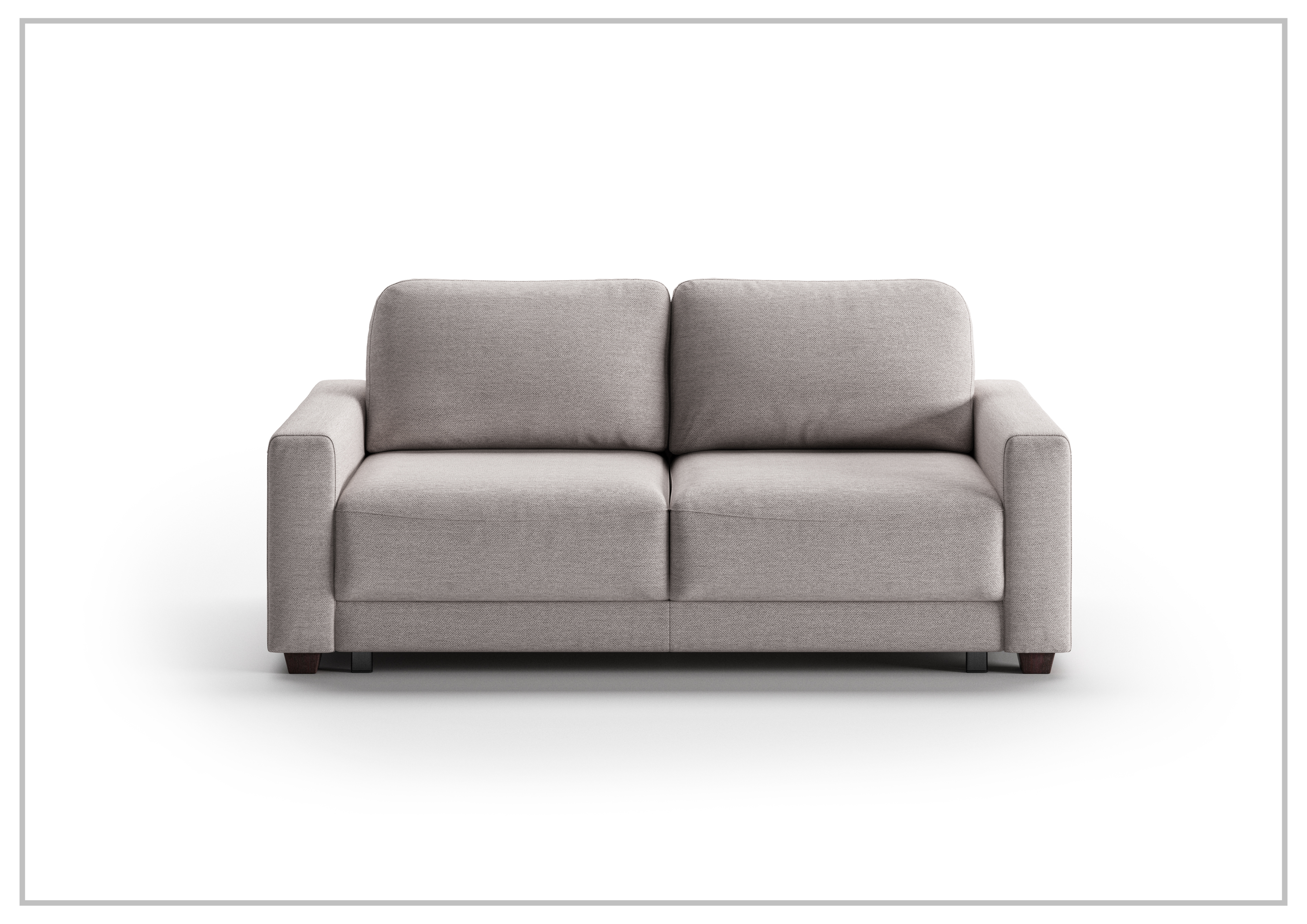 Luonto Belton Gray Fabric Sofa Sleeper - Manual & Power Recliner Options | Modern Living Room Furniture for Small Spaces & Apartments | Perfect for Lounging, Napping & Hosting Guests