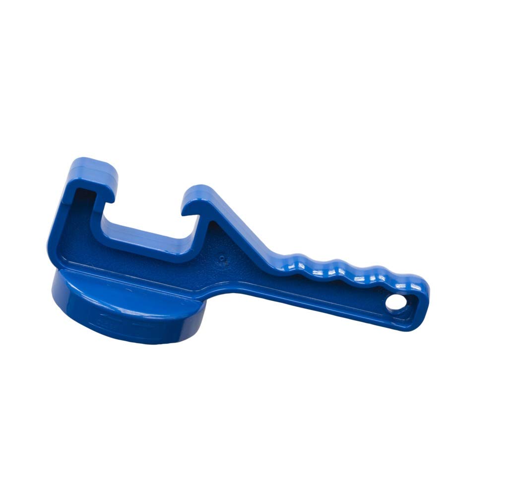 **Linzer 5412 5 Gallon Plastic Lid Opener - Heavy-Duty Blue Bucket Lid Remover Tool for 5 Gallon Pails - Perfect for Home, Workshop & Industrial Use**