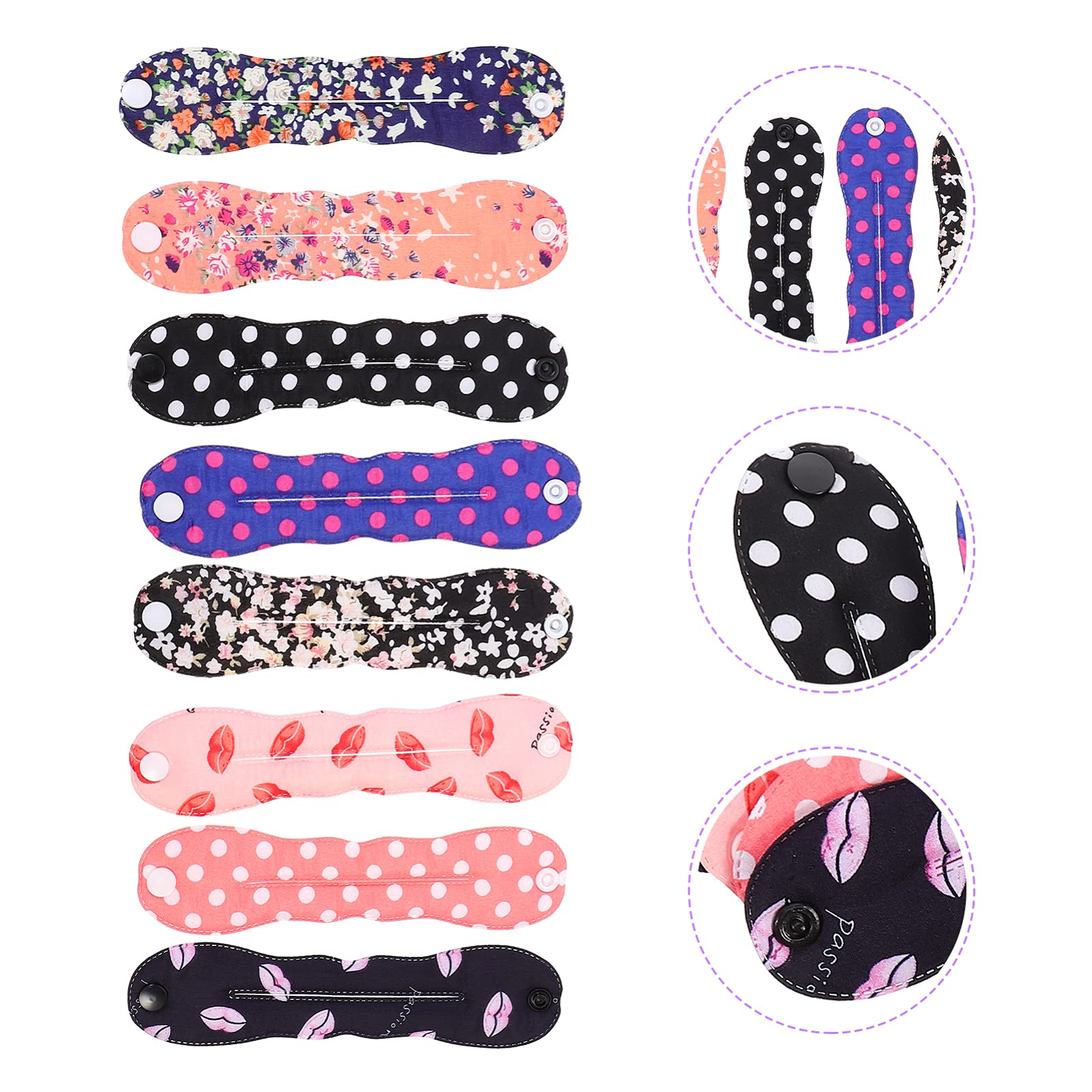 FOMIYES 24 Pcs Hair Curling Iron Pins - Hair Bun Maker Tool Set for Women & Girls - Reusable Curly Hair Styling Accessories with Headbands - Perfect for Updos, Buns, and Wavy Hairstyles at Home or Salon