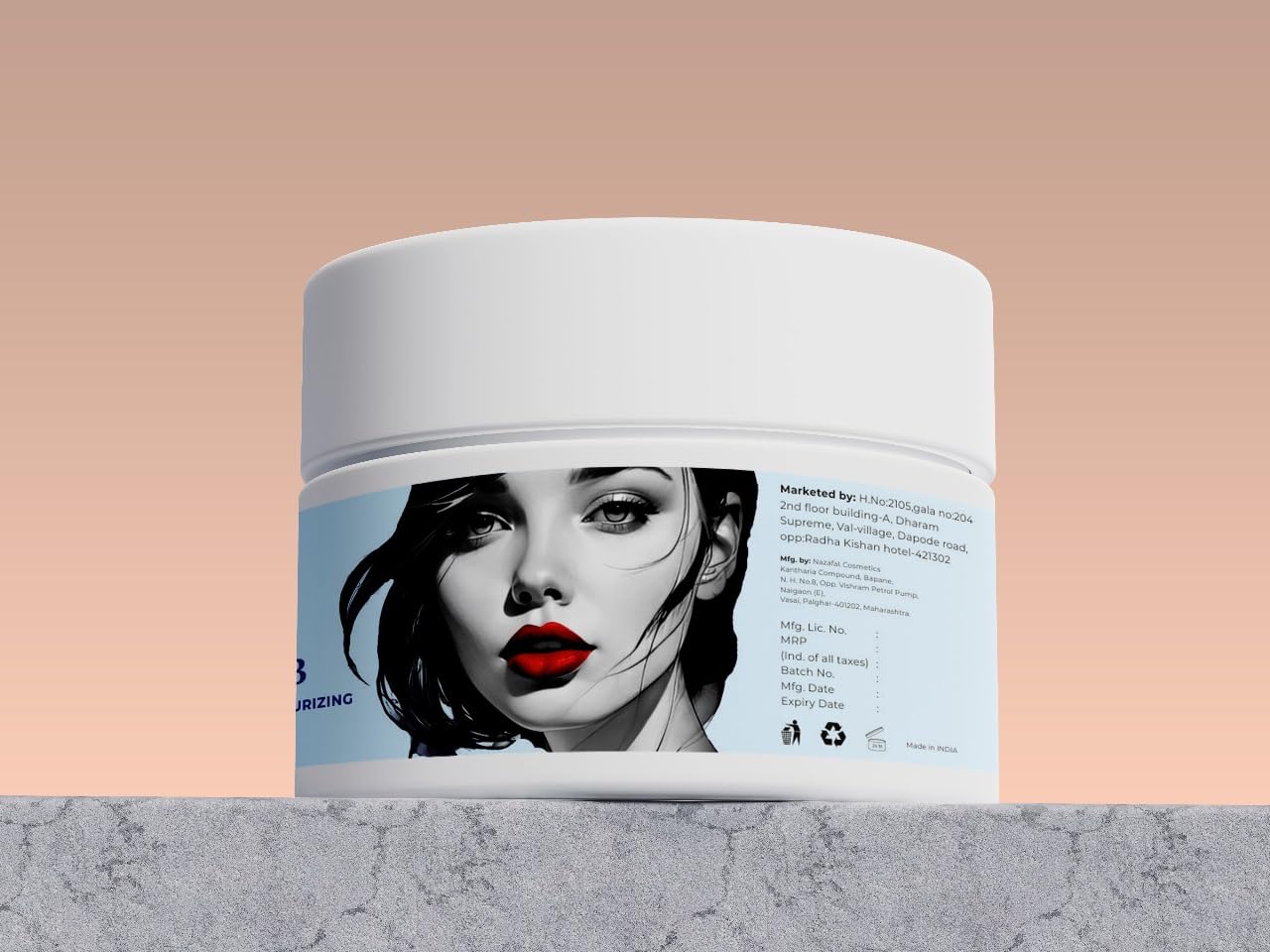 LA'SERIES Organic Lip Scrub Balm - Exfoliating & Brightening Treatment for Dark, Dry & Chapped Lips - Removes Lipstick Stains & Smoker's Lips - 50g Lip Care for Men & Women - Perfect for Daily Use & Pre-Lipstick Prep