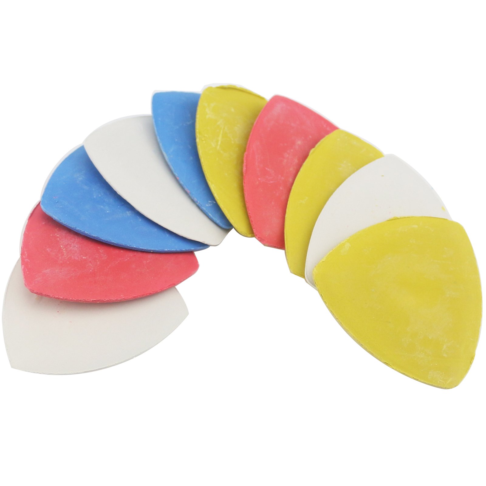 Ogrmar 10PCS Professional Tailor's Chalk Triangle Markers - Fabric Marking Pencils for Sewing, Quilting & Dressmaking - Washable & Precise Tailoring Tools for DIY Craft Projects