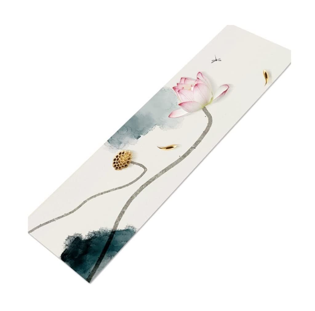 Unique Chinese Retro Table Runner - 30x180cm Tea Flag TV Cabinet Cover, Modern Table Cloth & Bed Flag (Color F) | Perfect for Dining Tables, Tea Ceremonies & Home Decor