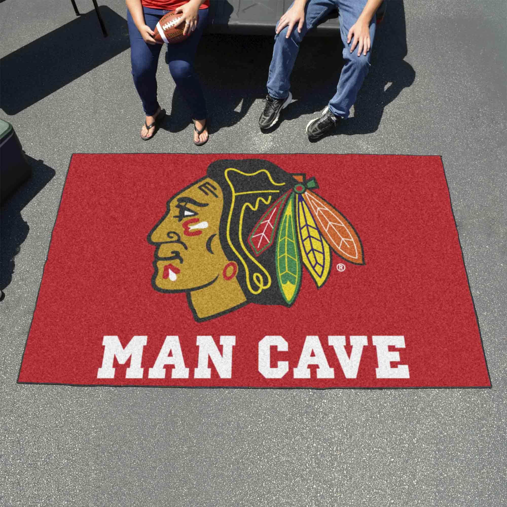 FANMATS NHL Unisex-Adult Modern Hockey Fan Mat - Non-Slip Rug for Sports Enthusiasts - Perfect for Game Room, Man Cave, and Sports Bar Decor