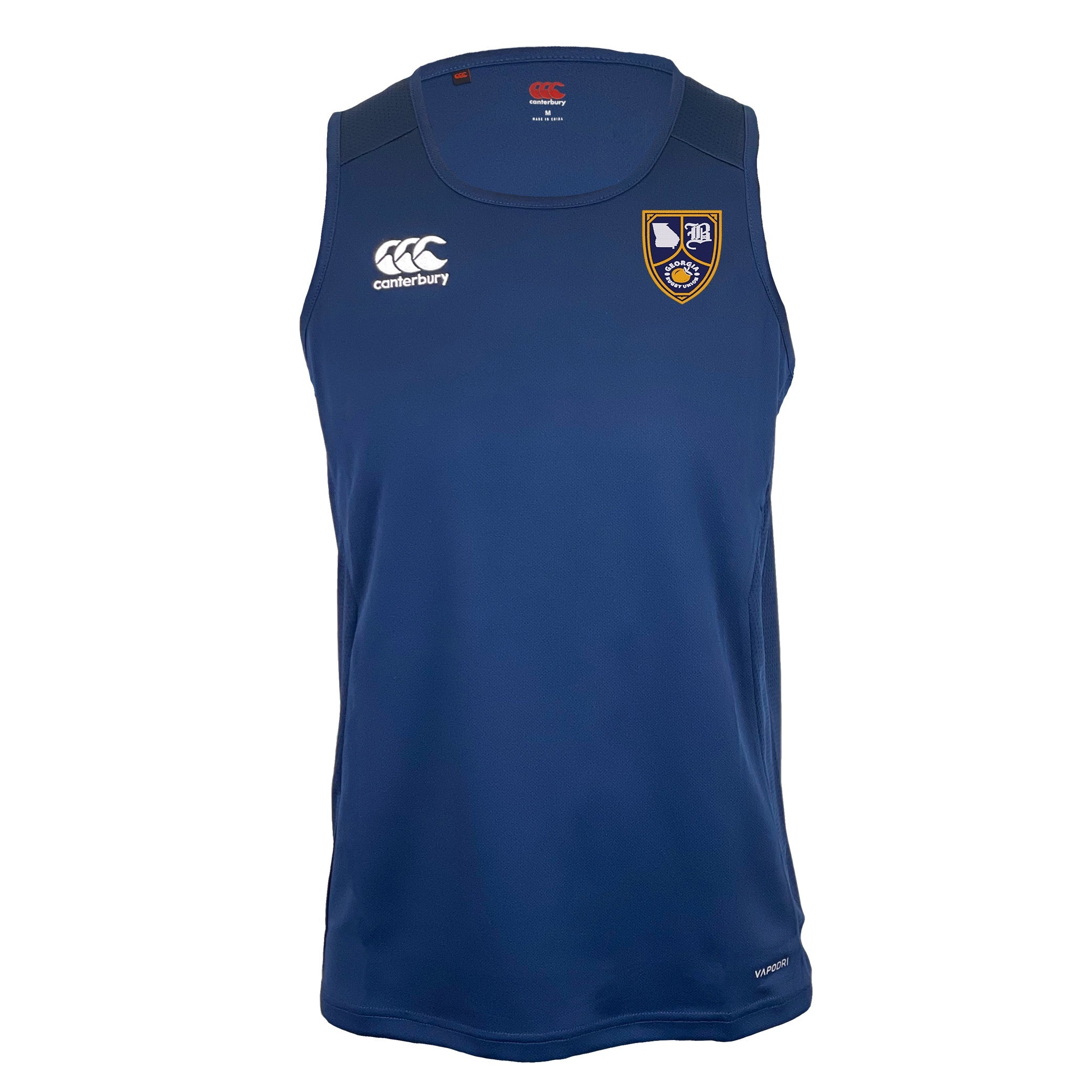 Georgia Rugby Union CCC Dry Singlet - Moisture-Wicking Performance Jersey for Rugby Training & Matches - Perfect for Sports, Gym & Outdoor Activities