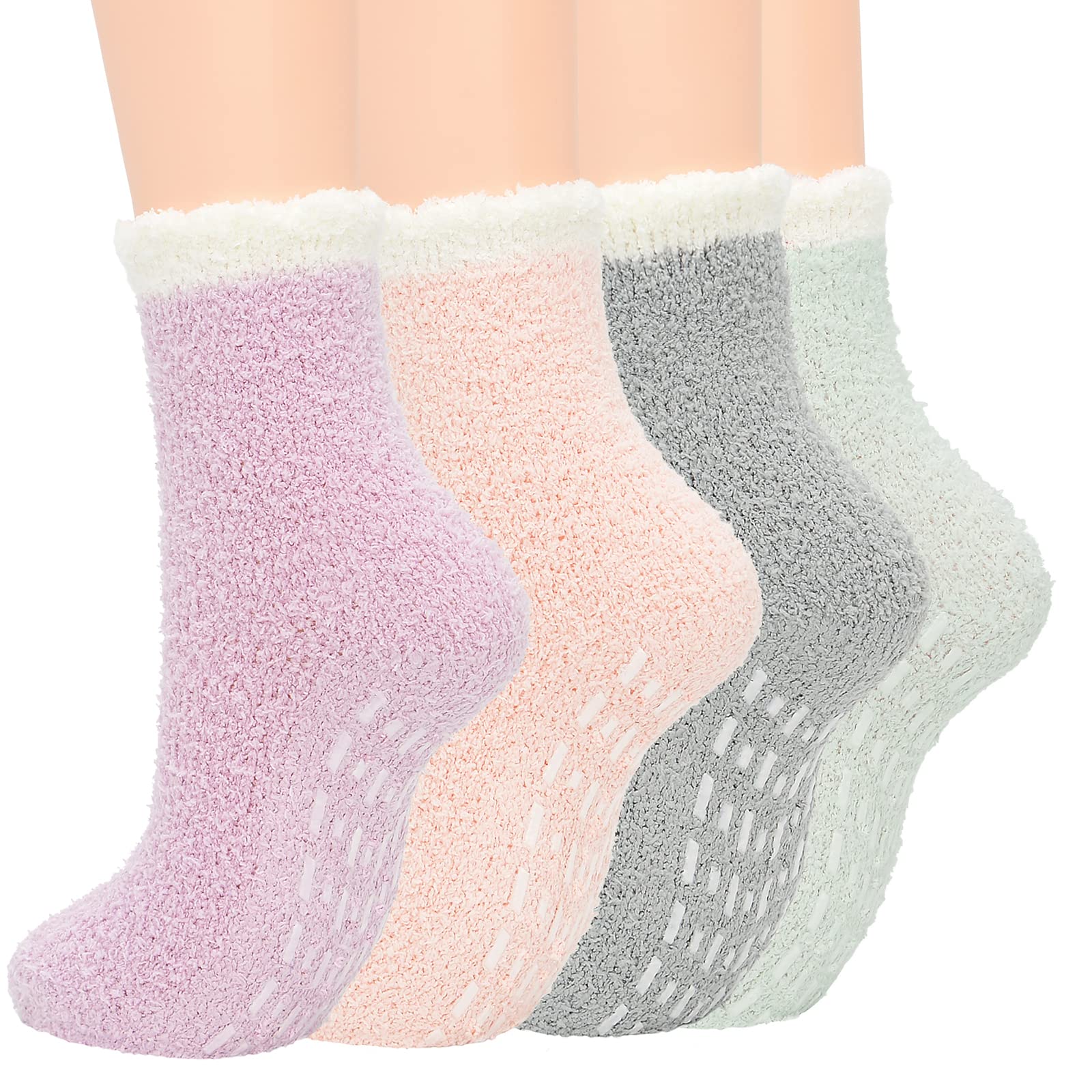 Women's Winter Socks - Ultra Soft Fleece Fuzzy Socks for Sleeping, Athletic & Home Wear - Warm Plush Cozy Socks for Cold Weather - Perfect for Lounging, Yoga & Bedtime Comfort