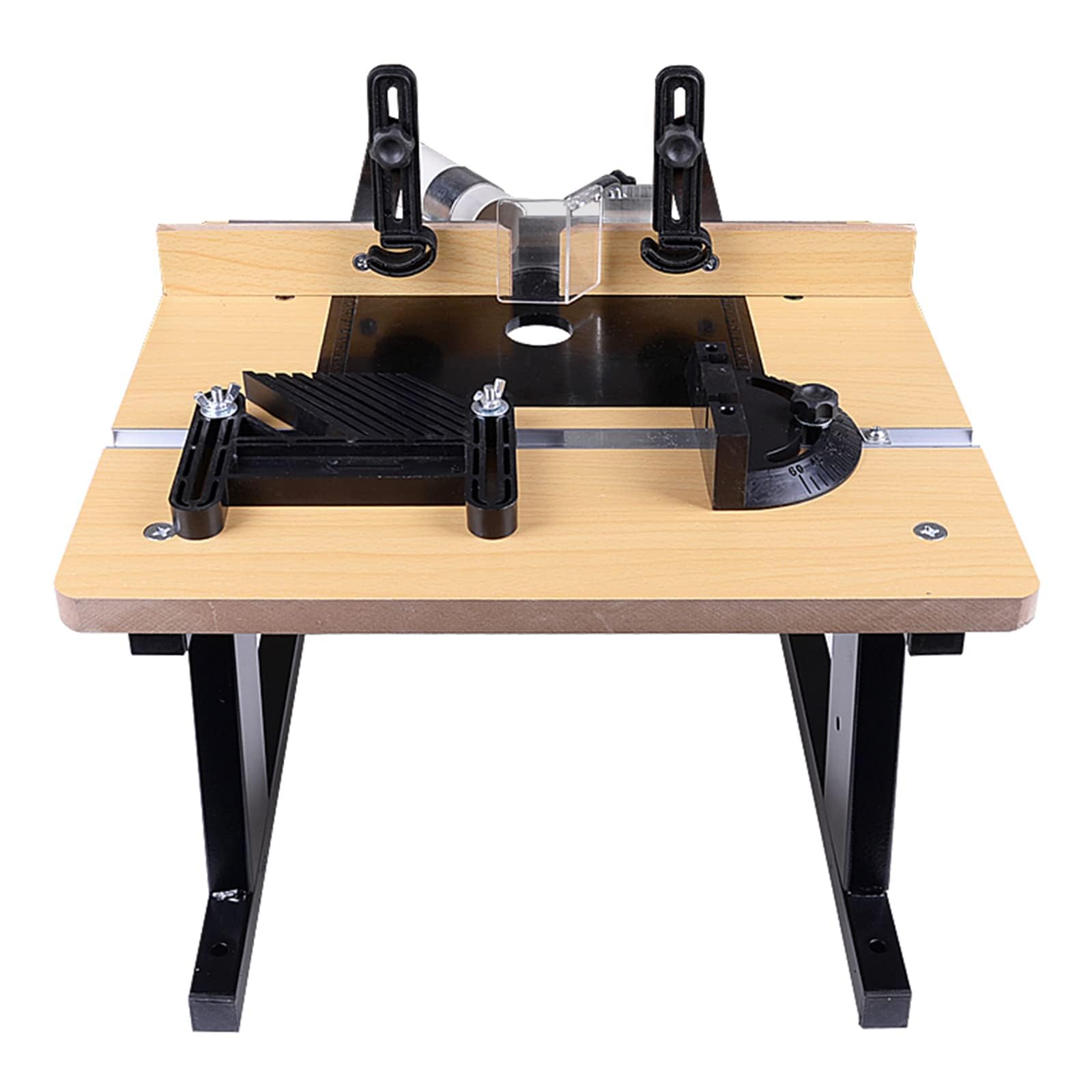 Professional Benchtop Router Table with Stand & Adjustable Fence - Heavy Duty Woodworking Router Table for Precision Wood Routing | Perfect for DIY Projects, Cabinet Making & Furniture Crafting