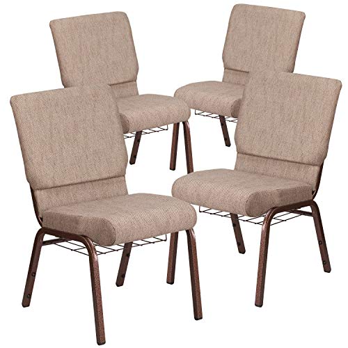 Beige Fabric/Copper Vein Frame
