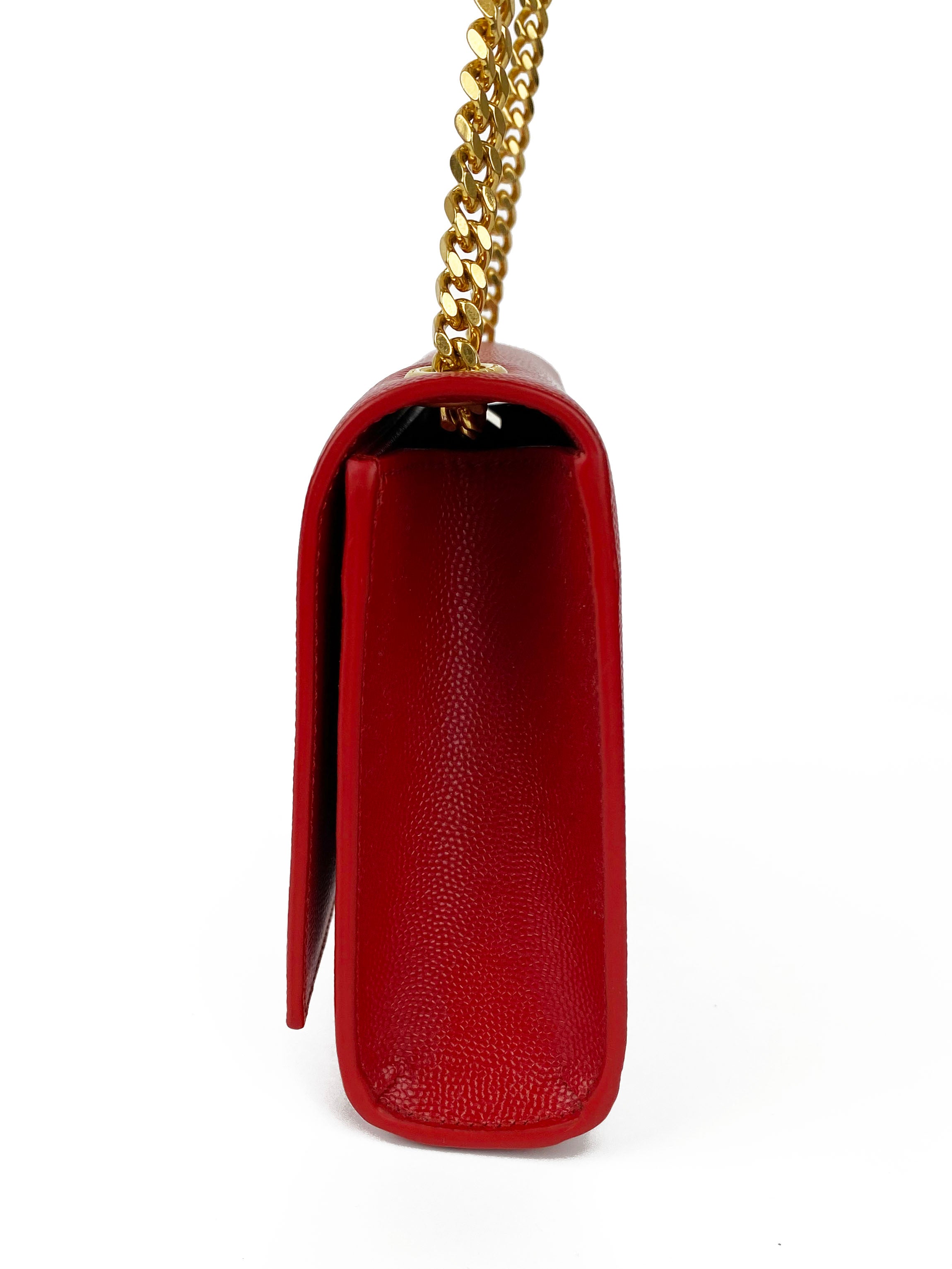 Saint Laurent Small Red Kate Bag - Luxury Crossbody Handbag for Women | Perfect for Evening Parties, Date Nights & Special Occasions