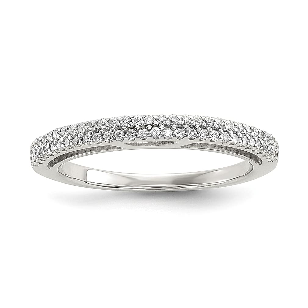 925 Sterling Silver Cubic Zirconia CZ Ring for Women - Elegant Fine Jewelry Gift for Her - Perfect for Anniversary, Birthday, Valentine's Day & Special Occasions