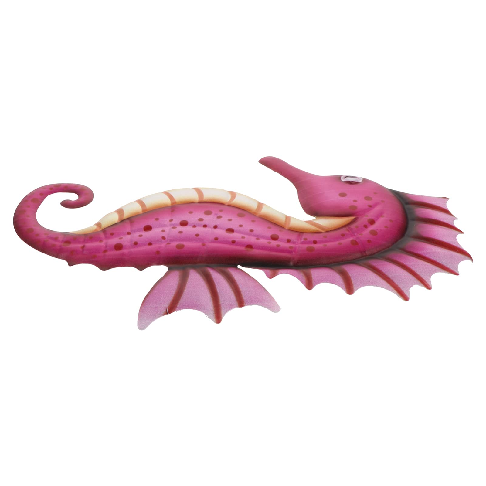 **Cabilock Vintage 3D Iron Seahorse Wall Art - Metal Hippocampus Wall Hanging, Nautical Ocean Animal Decor for Living Room, Bedroom & Bathroom**